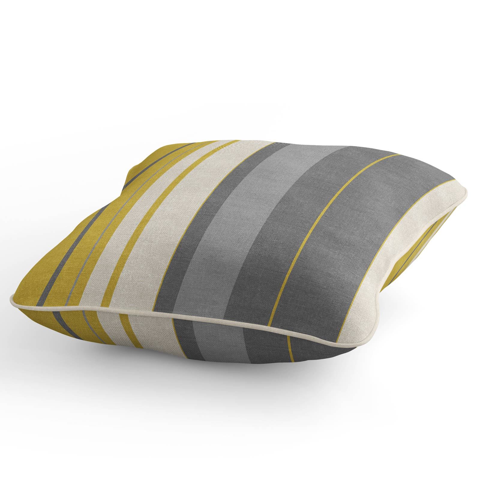 Grey Ochre Mustard Cushion Cover Collection 17"/18" Covers Filled