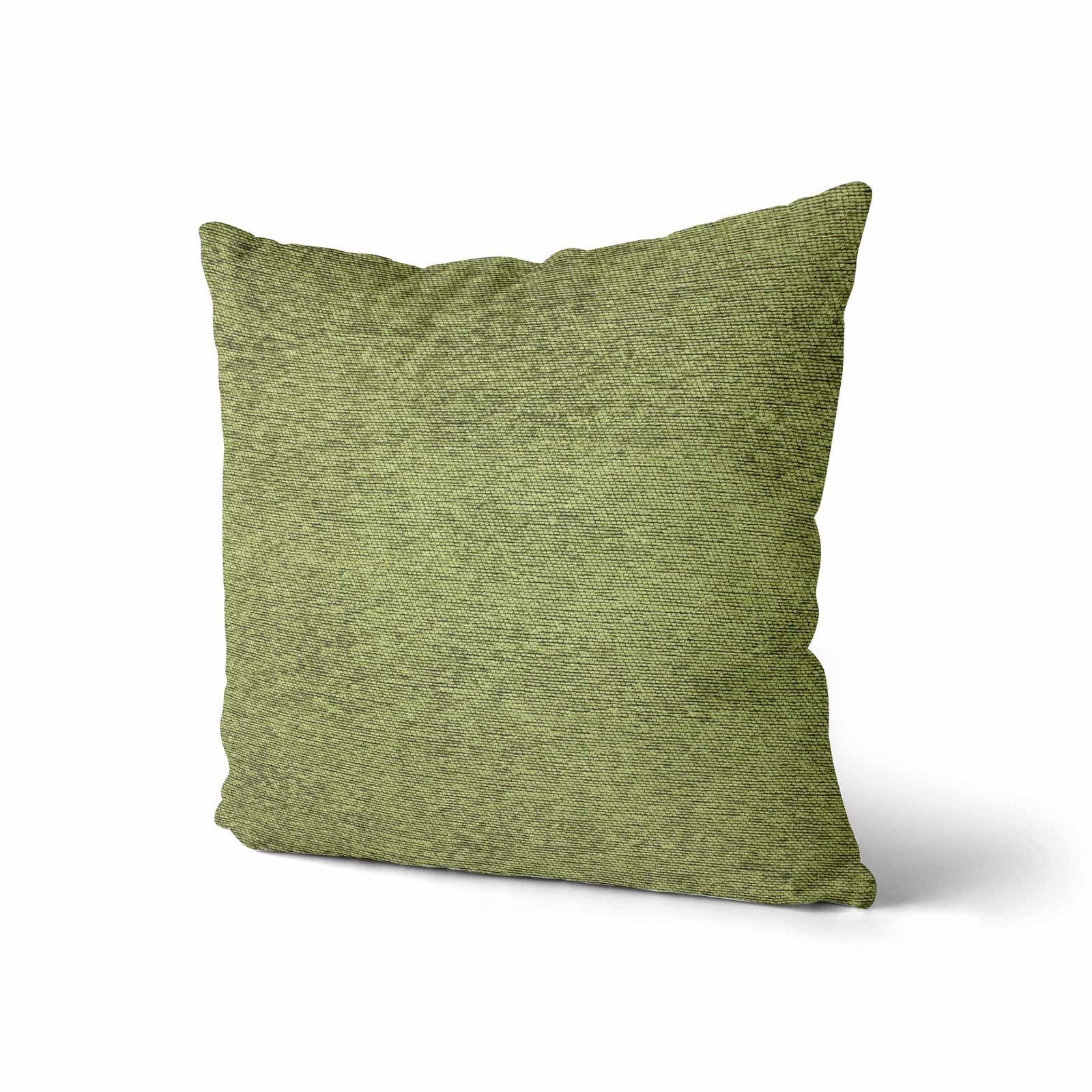 Green Lime Natural Cream Cushion Covers 18" x 18" (45cm x 45cm) Cover
