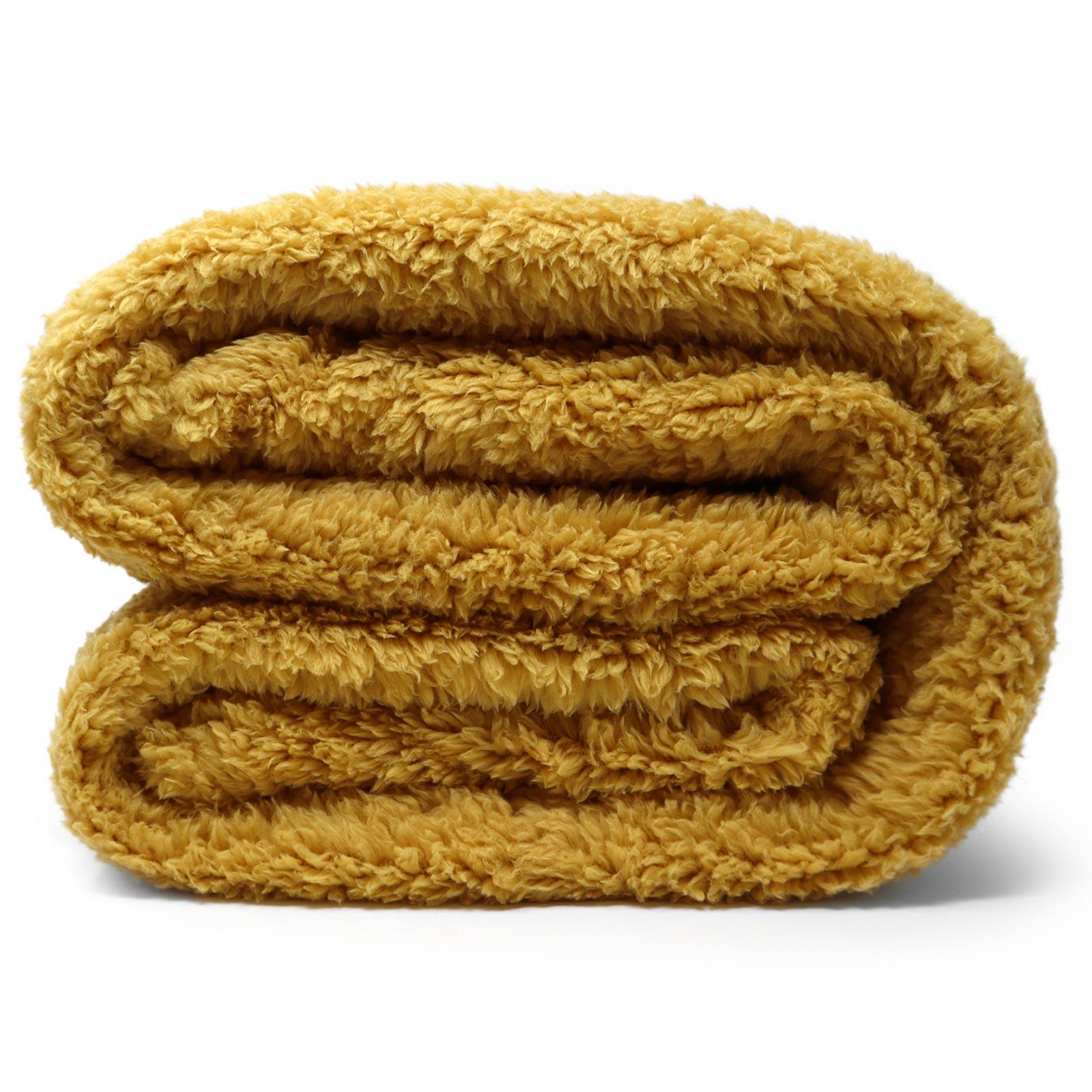 Teddy Bear Fleece Throw Blankets Super Soft Fluffy Warm Cosy Sherpa 3