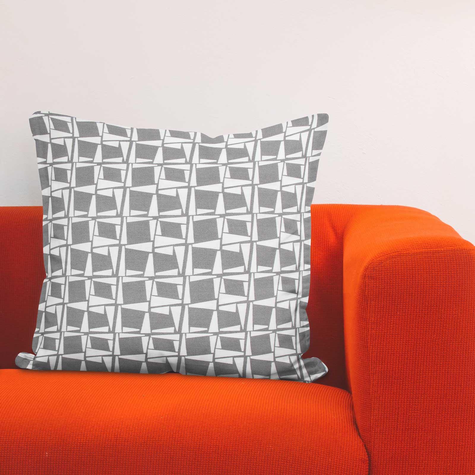 Grey Cushion Covers Charcoal Silver Sofa Throw Cushion Cover 18" x 18