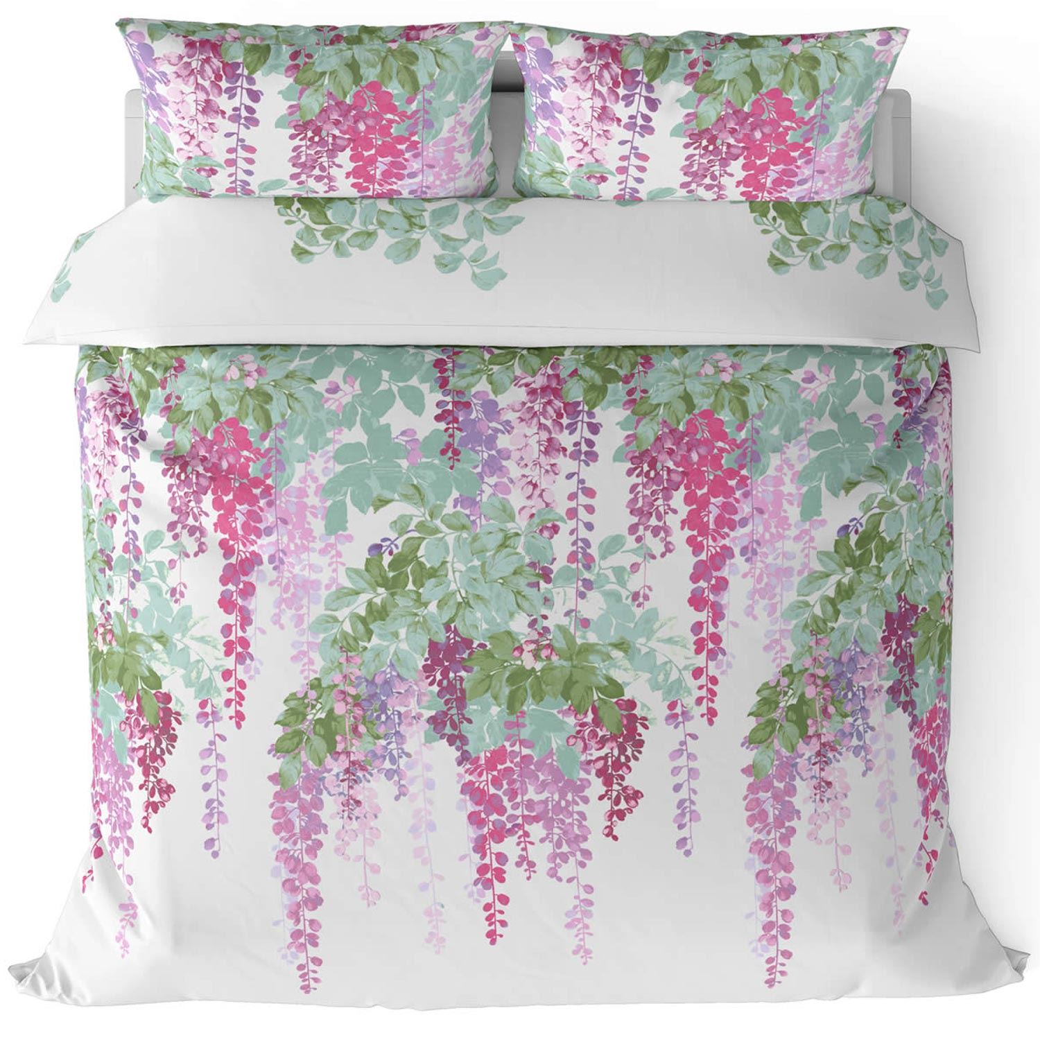 Heather Heather Heather copripiumini LILLA Stampato Cotone Quilt Set Set di biancheria da letto copertura 3edc0c Heather Heather Heather copripiumini LILLA Stampato Cotone Quilt Set Set di biancheria da letto copertura 3edc0c
