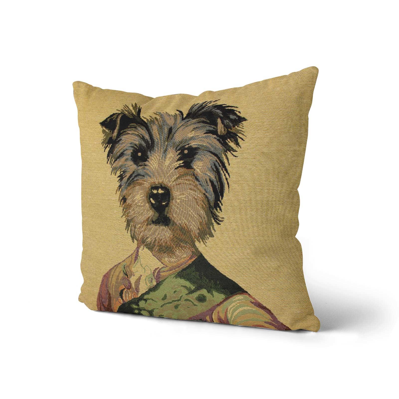 Cats & Dogs Cushion Covers Tapestry Cute Vintage 18" 45cm Filled