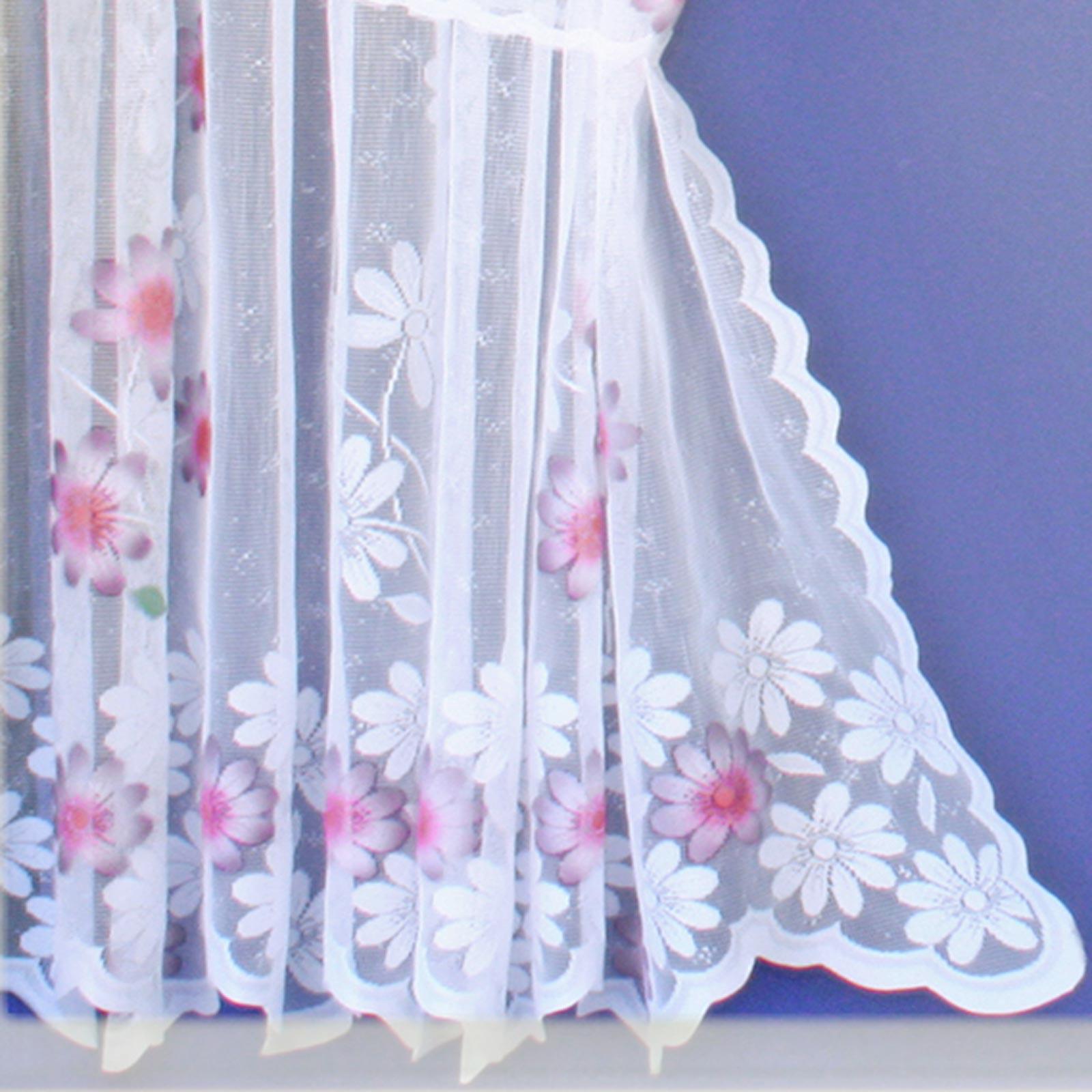 Purple Curtain Sets Floral Primrose Complete Kitchen Window Ready