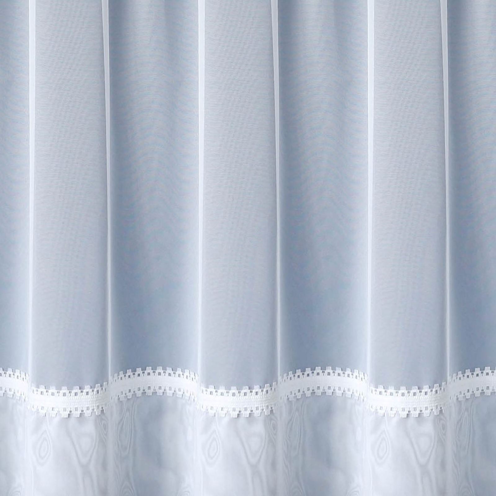 White Net Curtain Luxury Lace Floral Plain Voile Nets Curtain Sold by the Metre eBay