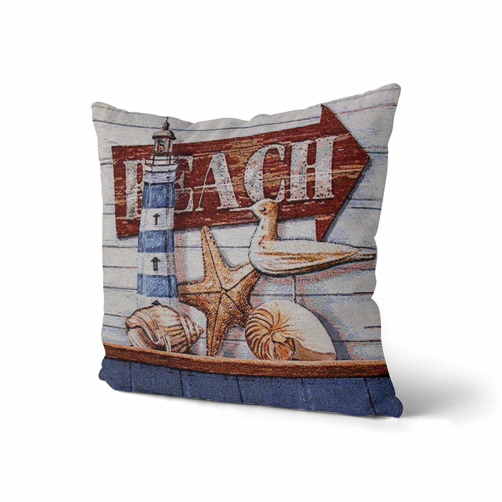 Tapestry Cushion Covers Seaside Beach Nautical Modern Throw Cushions 18