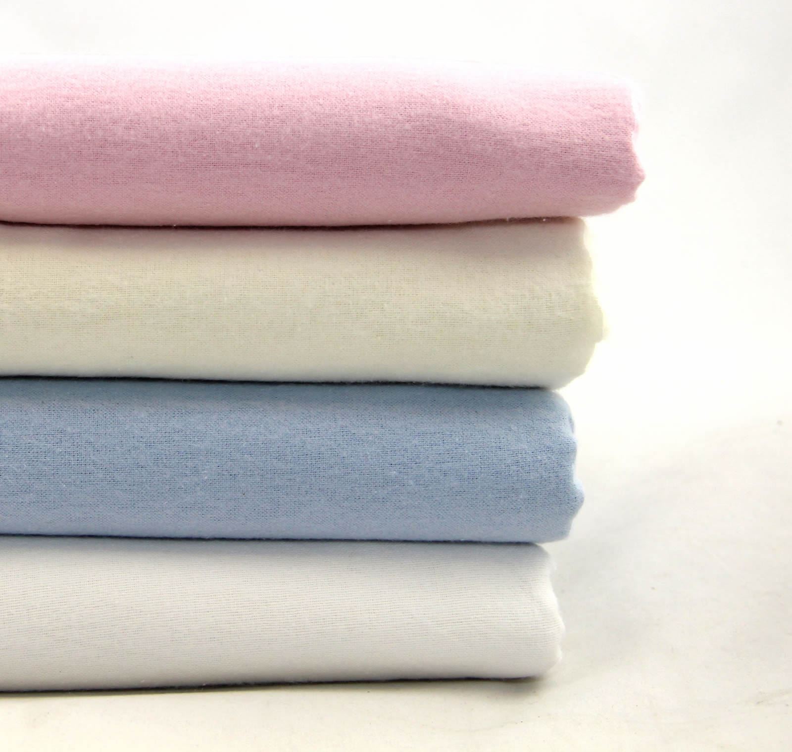 100 Cotton Flannelette Pillow Cases Pair Super Soft Pillowcases