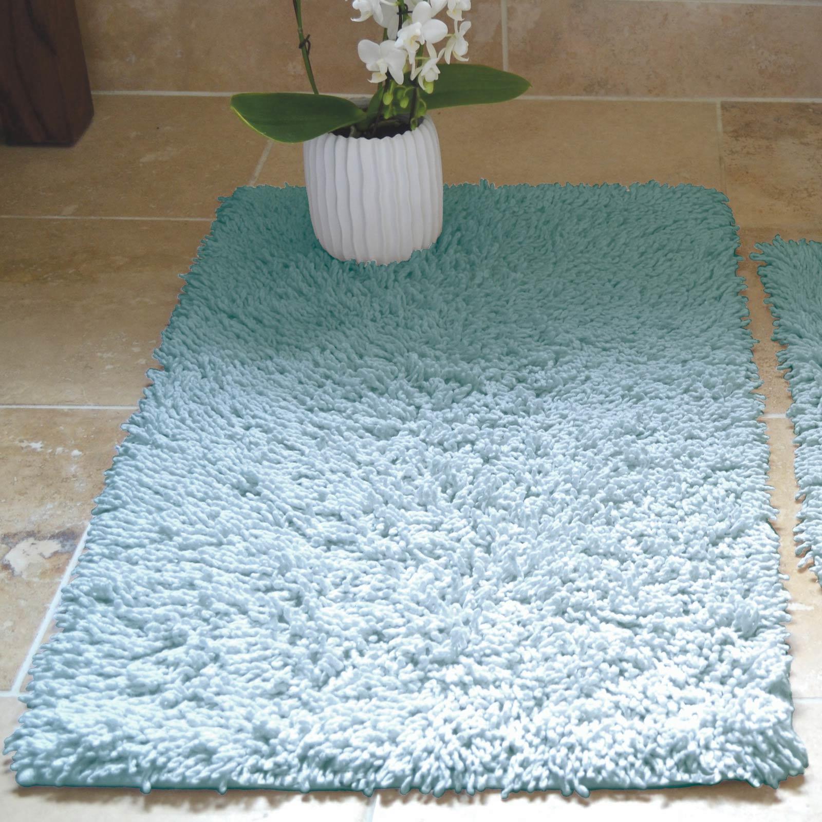 2 Piece Bath Mat Pedestal Set Tumble Twist 100 Cotton Bath Toilet