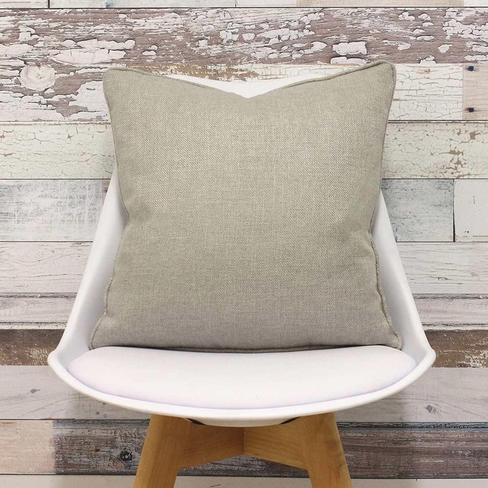 Plain Cushion Covers Atlantic Woven Twill Sofa Cushions Cover 22" x 22