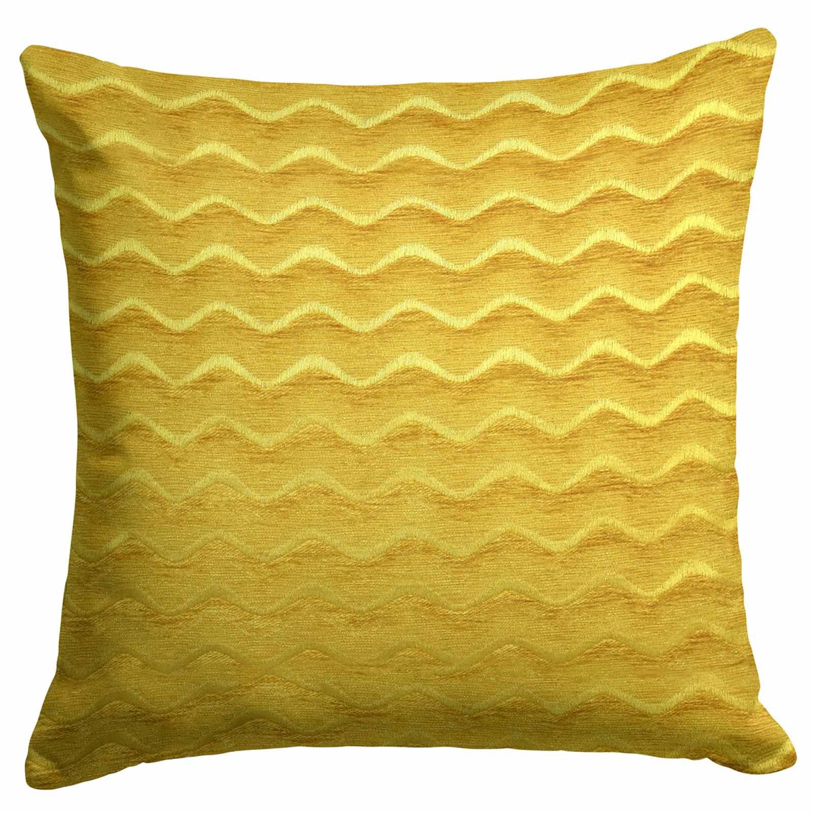 Ochre Mustard Yellow Grey Cushion Cover Collection 18" x 18" 45cm x