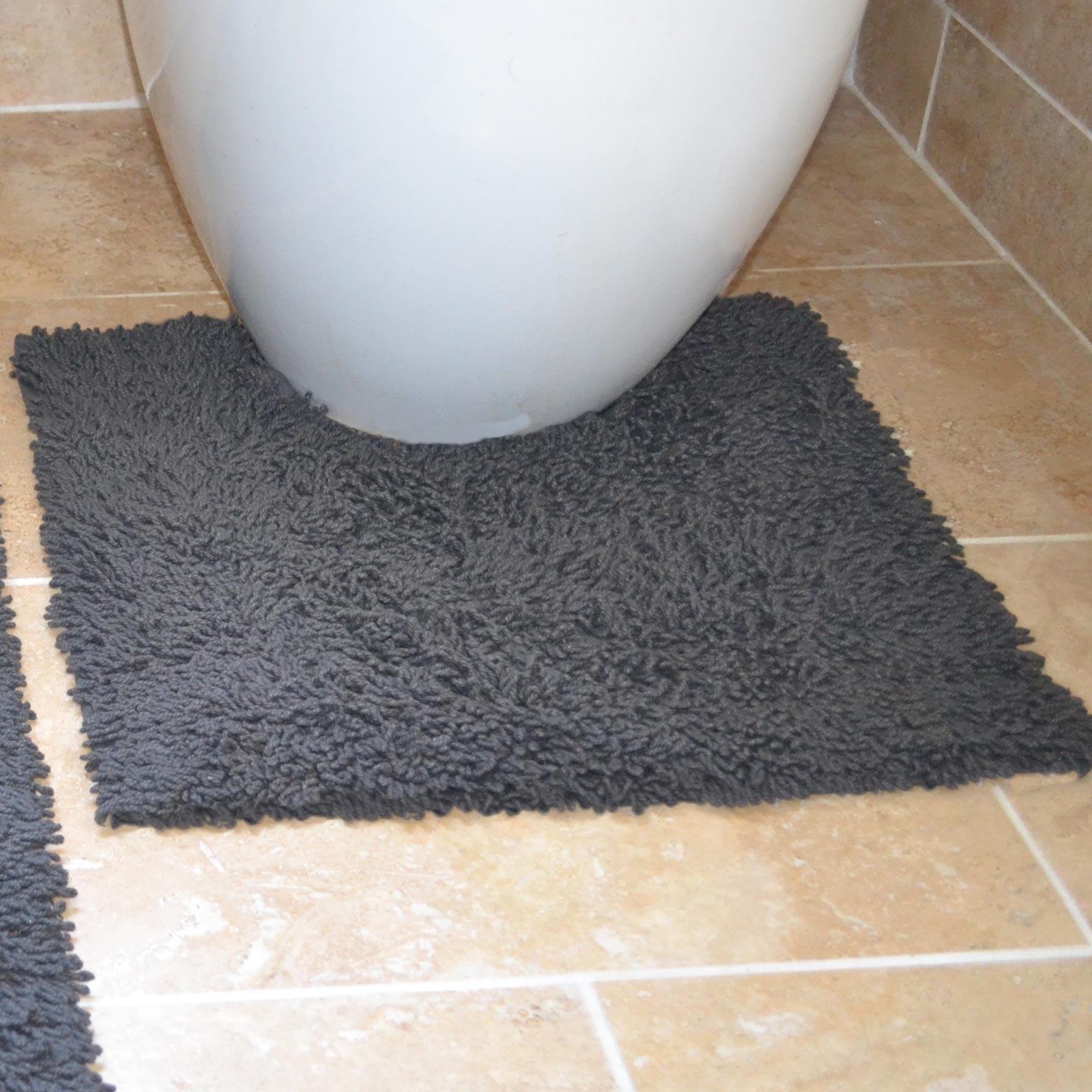 2 Piece Bath Mat Pedestal Set Tumble Twist 100 Cotton Bath Toilet Bathroom Mats eBay