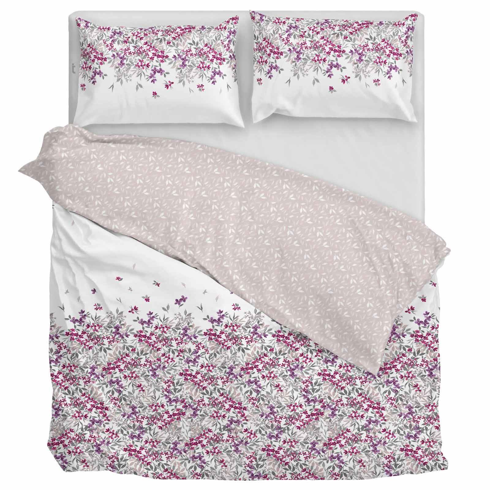 Heather Heather Heather copripiumini LILLA Stampato Cotone Quilt Set Set di biancheria da letto copertura 3edc0c Heather Heather Heather copripiumini LILLA Stampato Cotone Quilt Set Set di biancheria da letto copertura 3edc0c