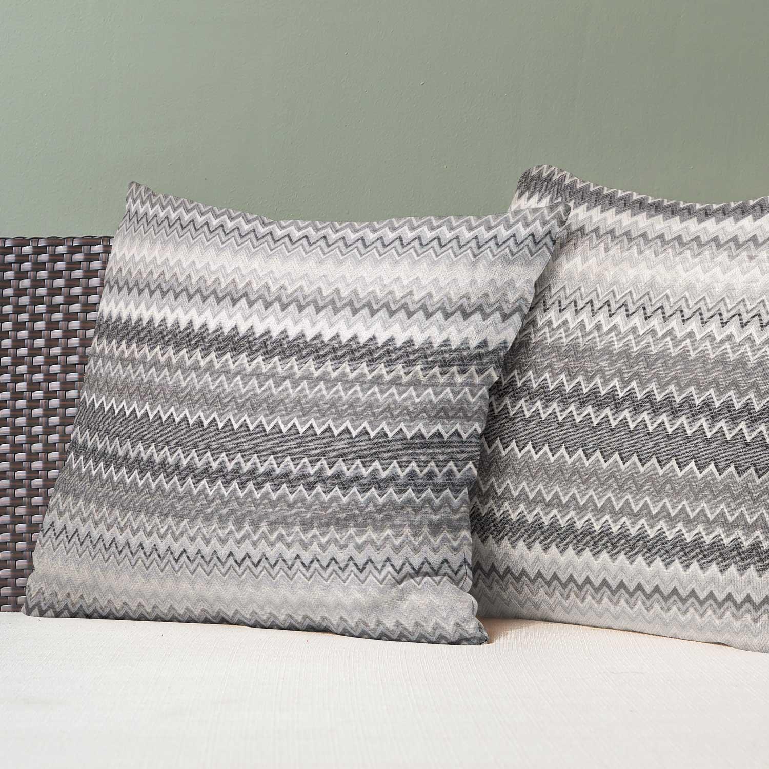 Grey Cushion Covers Charcoal Silver Sofa Throw Cushion Cover 18" x 18