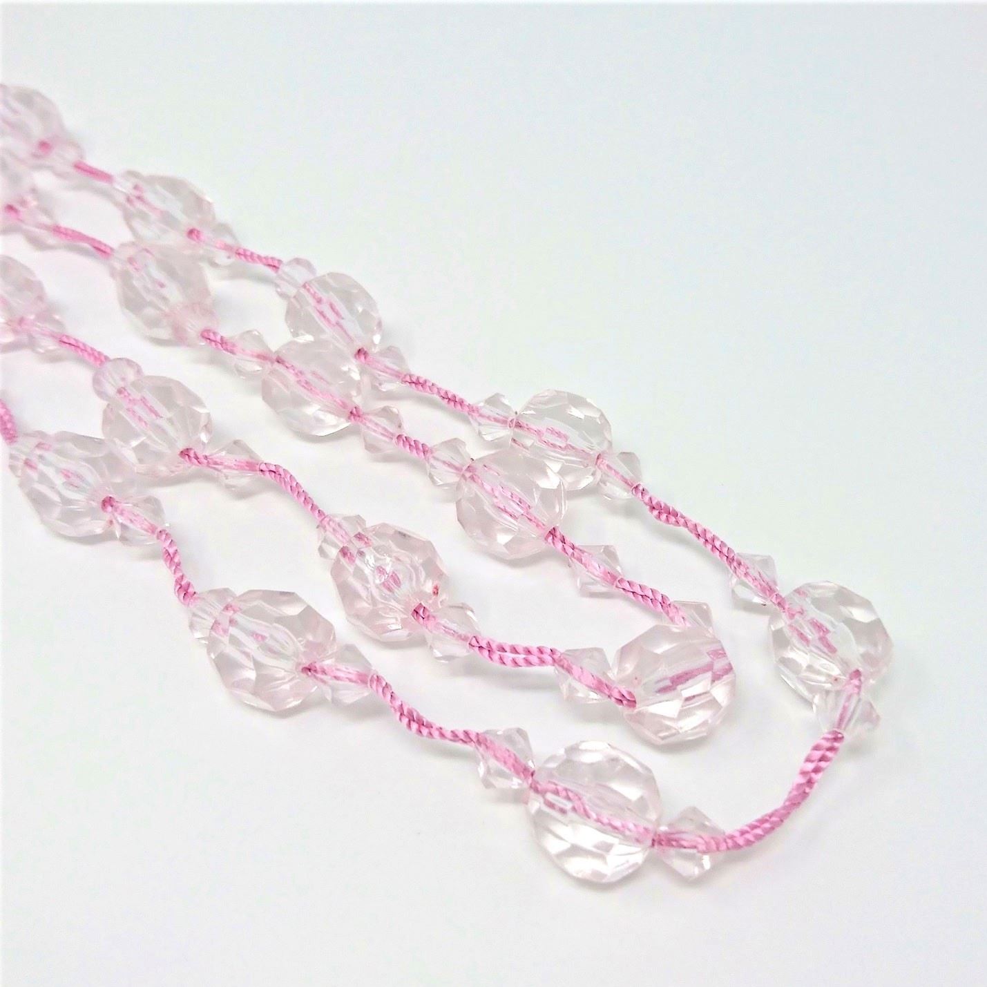 Beaded Crystal Tie Backs Pair Sparkle Gem Tiebacks Set of 2 Voile Hold