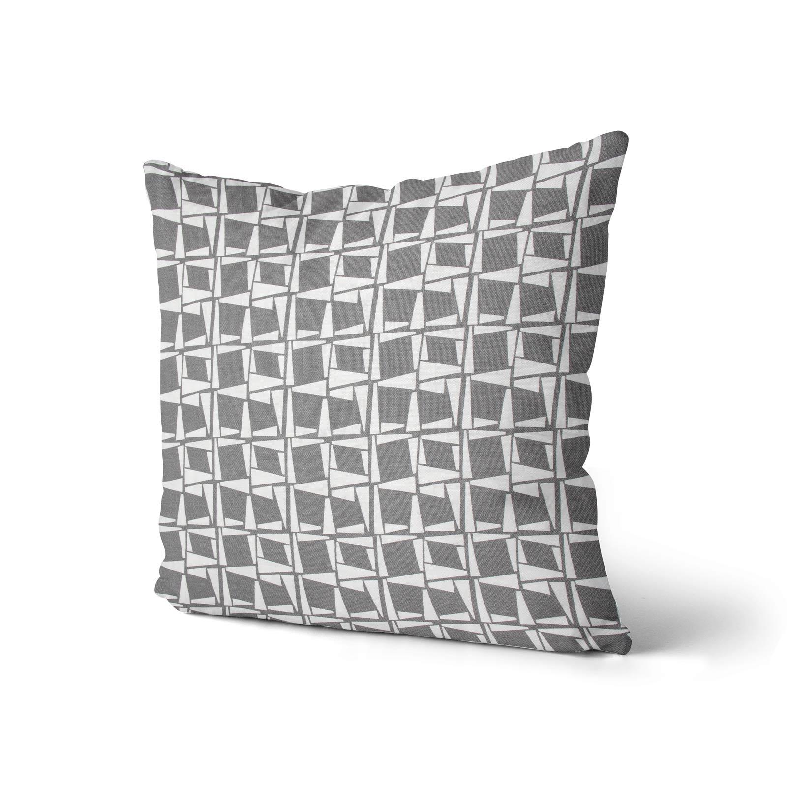 Grey Cushion Covers Charcoal Silver Sofa Throw Cushion Cover 18" x 18