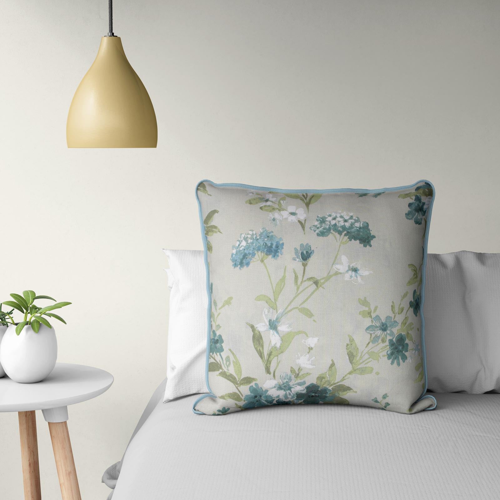 Jeannie Floral Cushion Cover Luxury Flower Print Cushion Covers 17" x