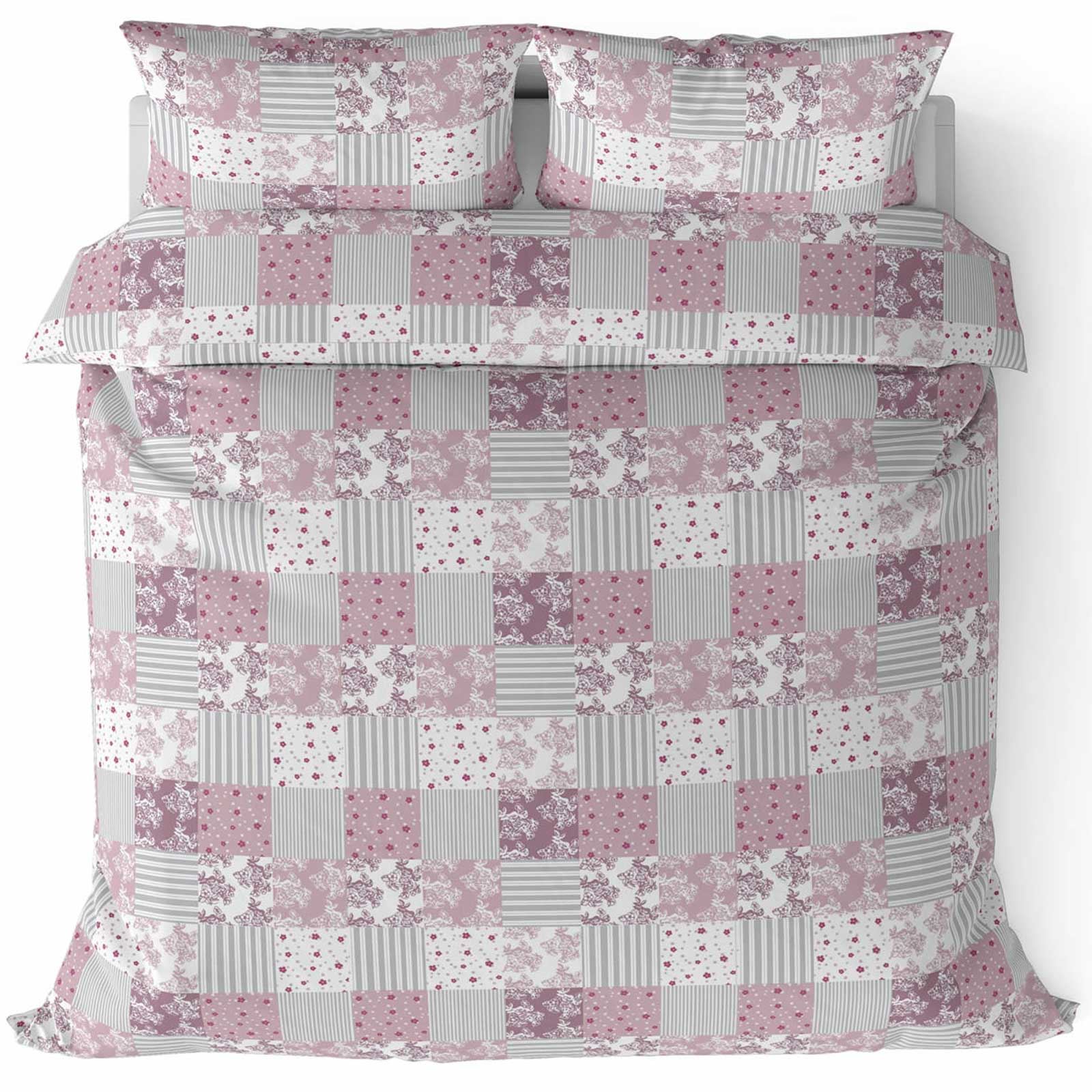 Heather Heather Heather copripiumini LILLA Stampato Cotone Quilt Set Set di biancheria da letto copertura 3edc0c Heather Heather Heather copripiumini LILLA Stampato Cotone Quilt Set Set di biancheria da letto copertura 3edc0c