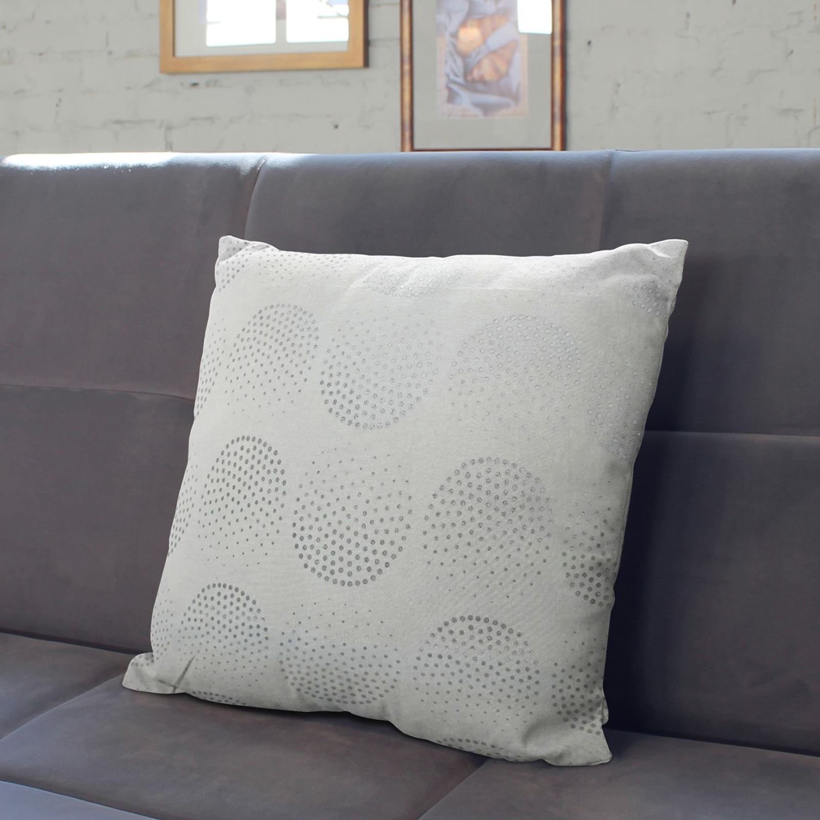 silver cushion covers ebay