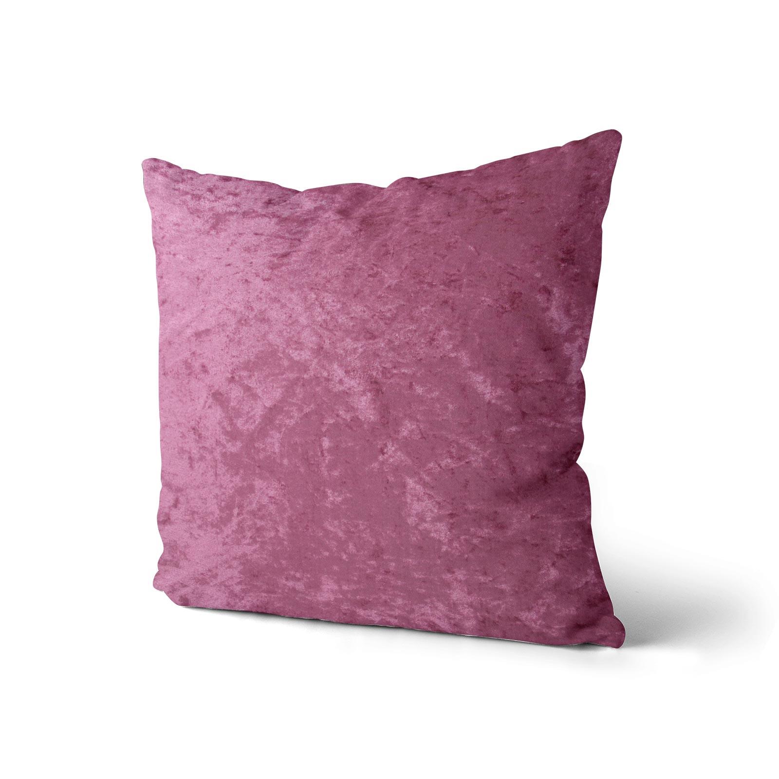 Crushed Velvet Cushion Covers Glam Plain Cushion Cover 18" x 18" 45cm x