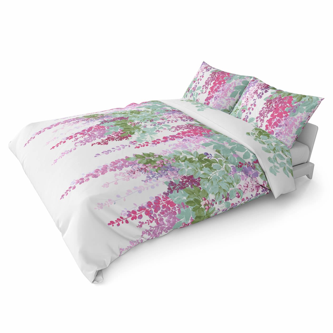 Heather Heather Heather copripiumini LILLA Stampato Cotone Quilt Set Set di biancheria da letto copertura 3edc0c Heather Heather Heather copripiumini LILLA Stampato Cotone Quilt Set Set di biancheria da letto copertura 3edc0c