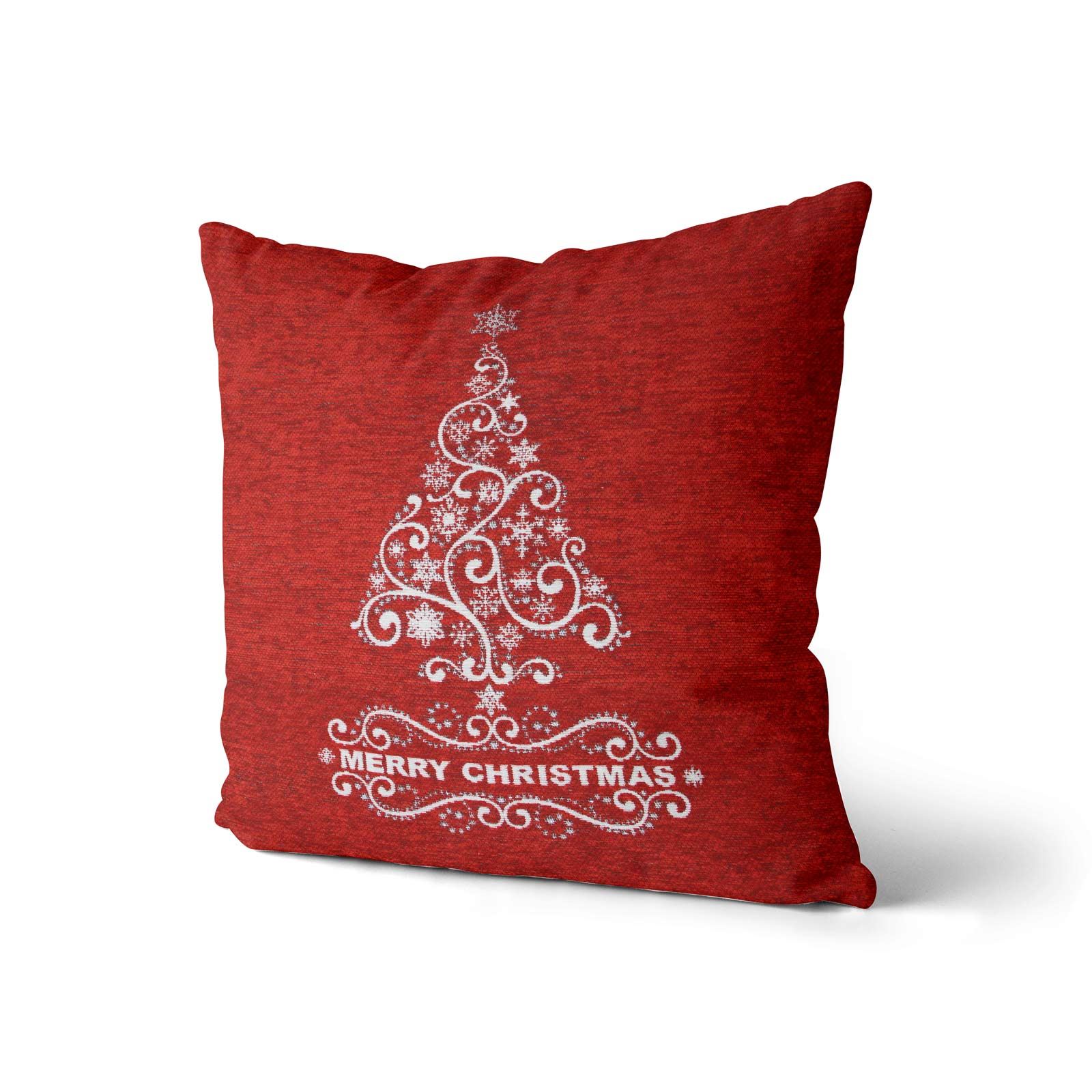 Christmas Cushion Cover Luxury Festive Xmas Chenille Tapestry Cushion Covers eBay