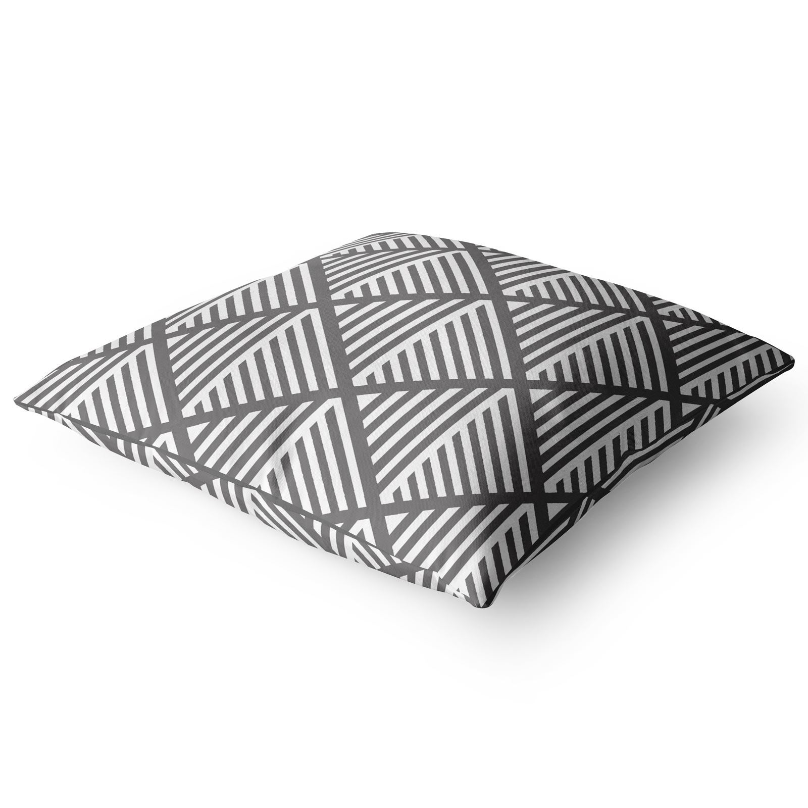 Charcoal Grey Silver Pewter Cushion Covers 18" x 18" (45cm x 45cm
