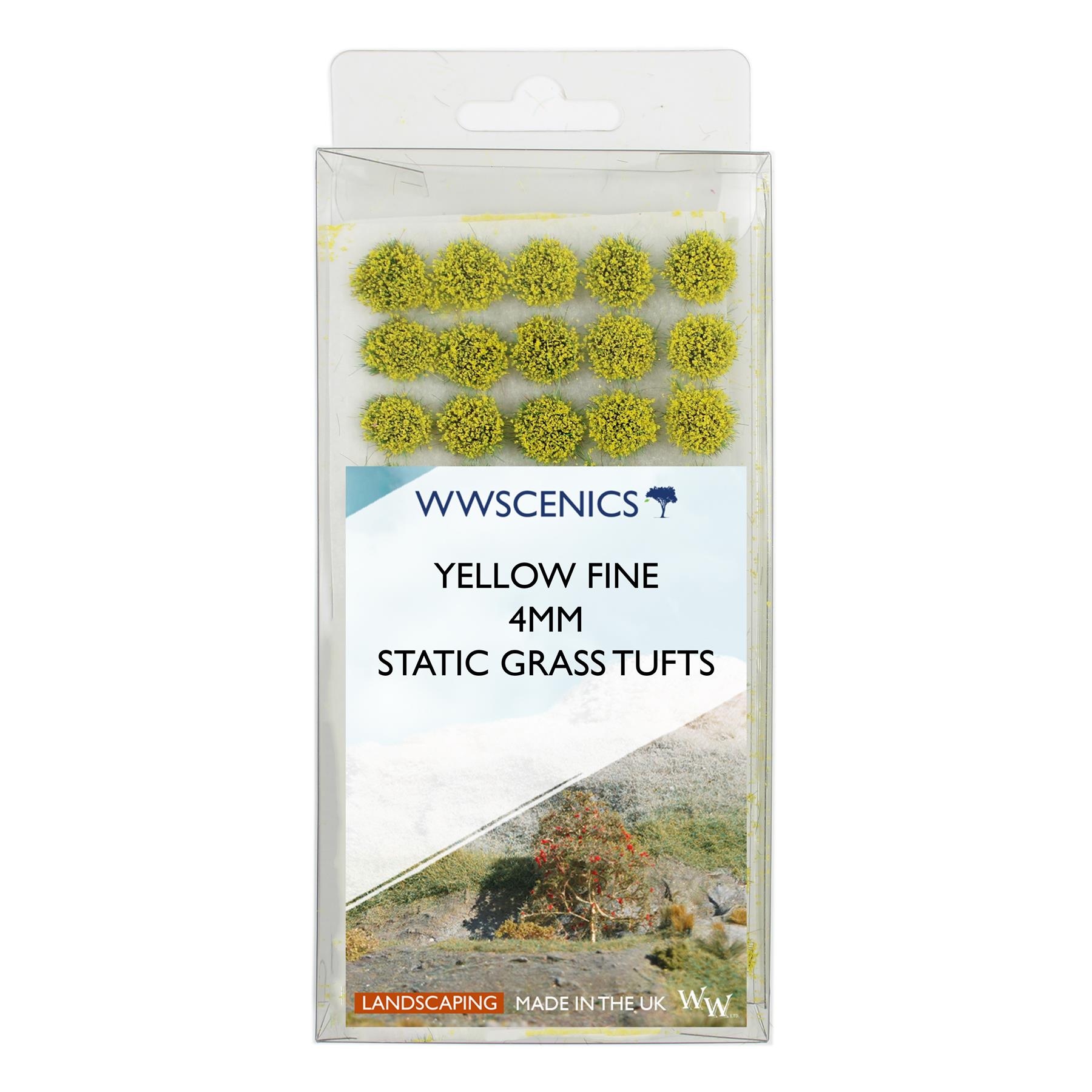 WWS Yellow Foliage | Self-Adhesive Static Grass Tufts x 100 | for Model Scenery - Picture 9 of 38