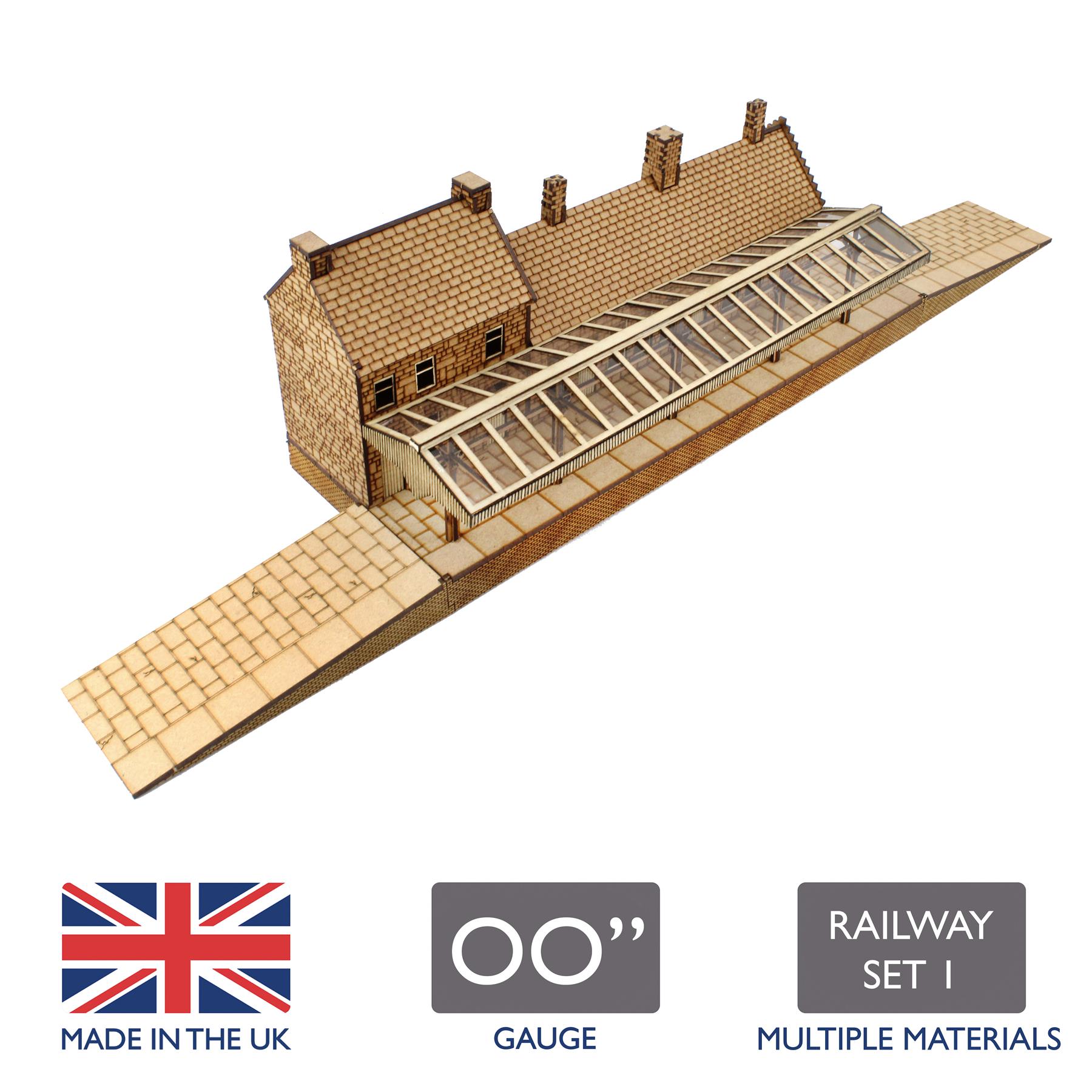 WWS Modellbau Bahnhof (Set Wählen) - Spur 00 Modellbahn Modelleisenbahn Modell - Bild 8 von 56