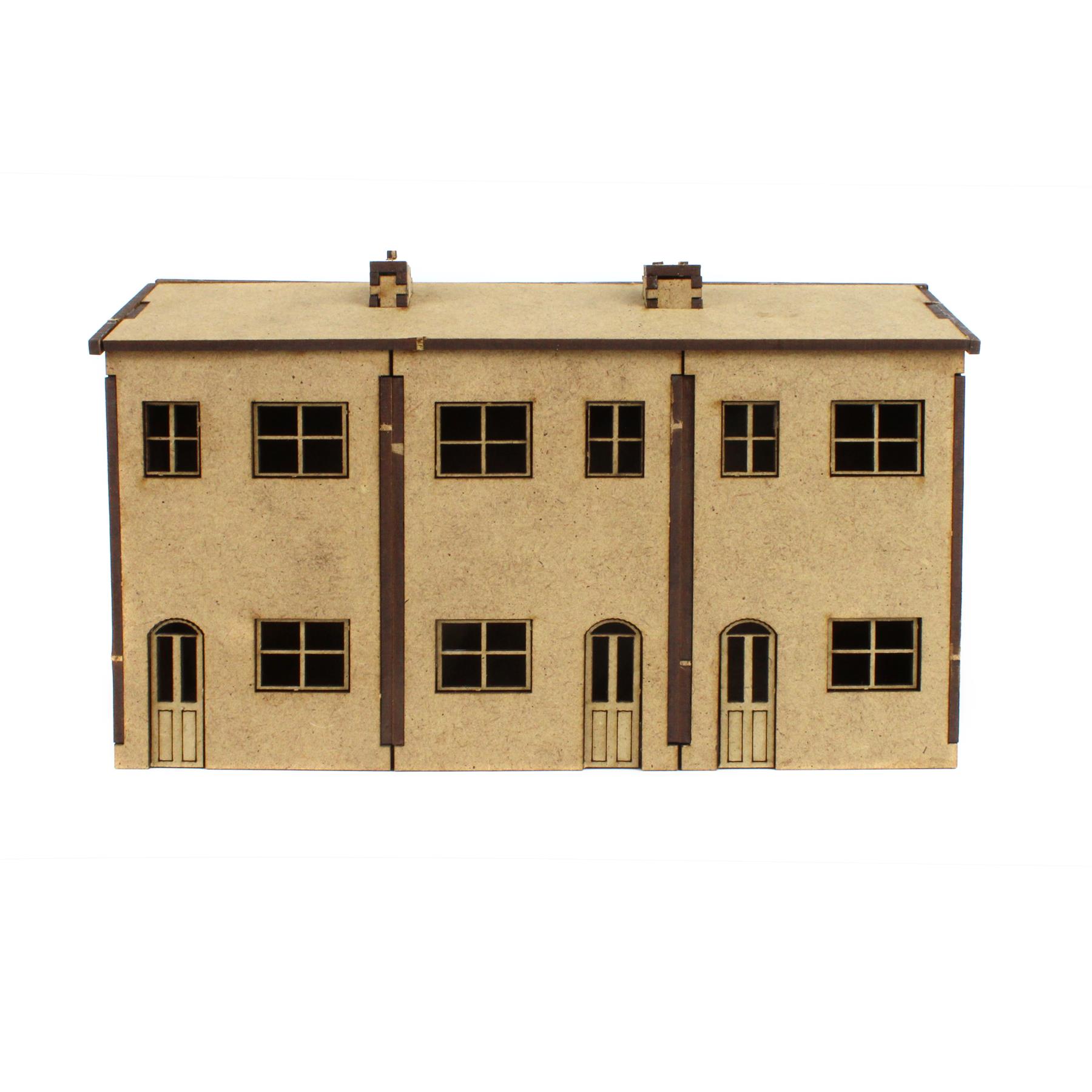 WWS Scratch Aid Building - Facciata di Casa Tripla - Modellismo Ferroviario - Photo 10/30