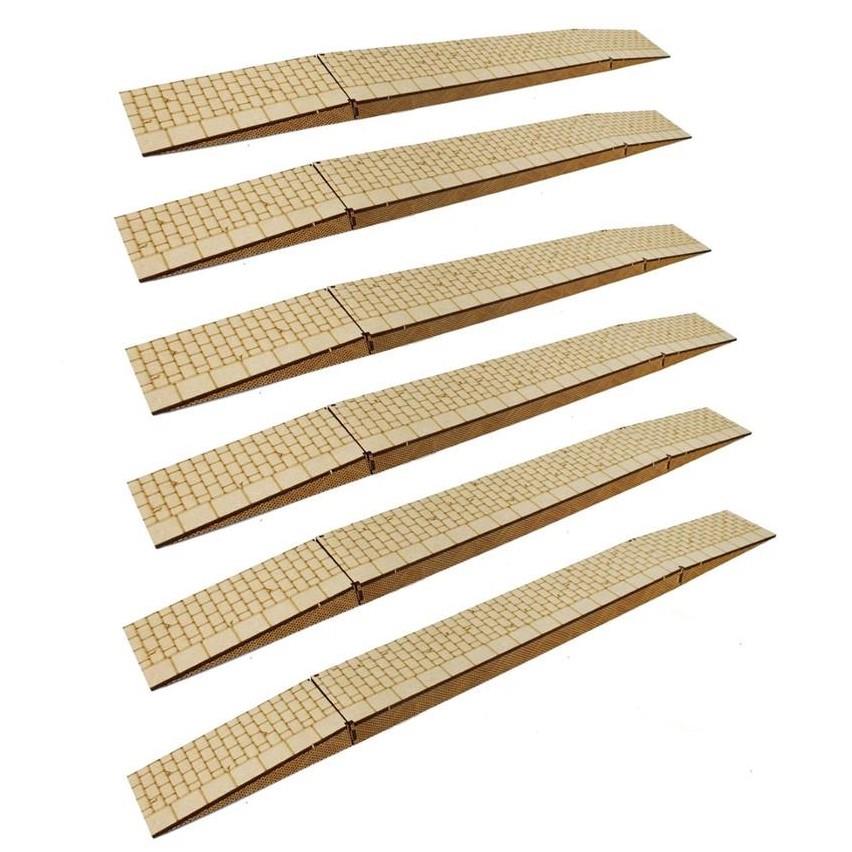 WWS Model Railway Station Platforms & Canopies –OO Gauge 1:76 MDF Building Track - Picture 40 of 47