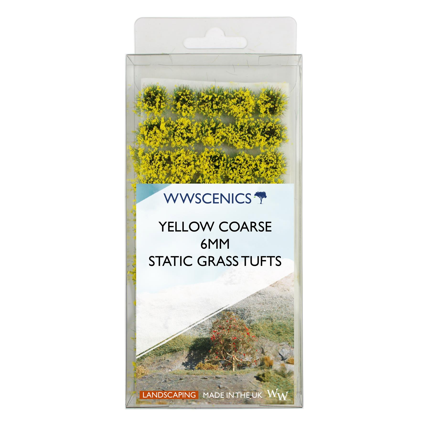 WWS Yellow Foliage | Self-Adhesive Static Grass Tufts x 100 | for Model Scenery - Picture 19 of 38