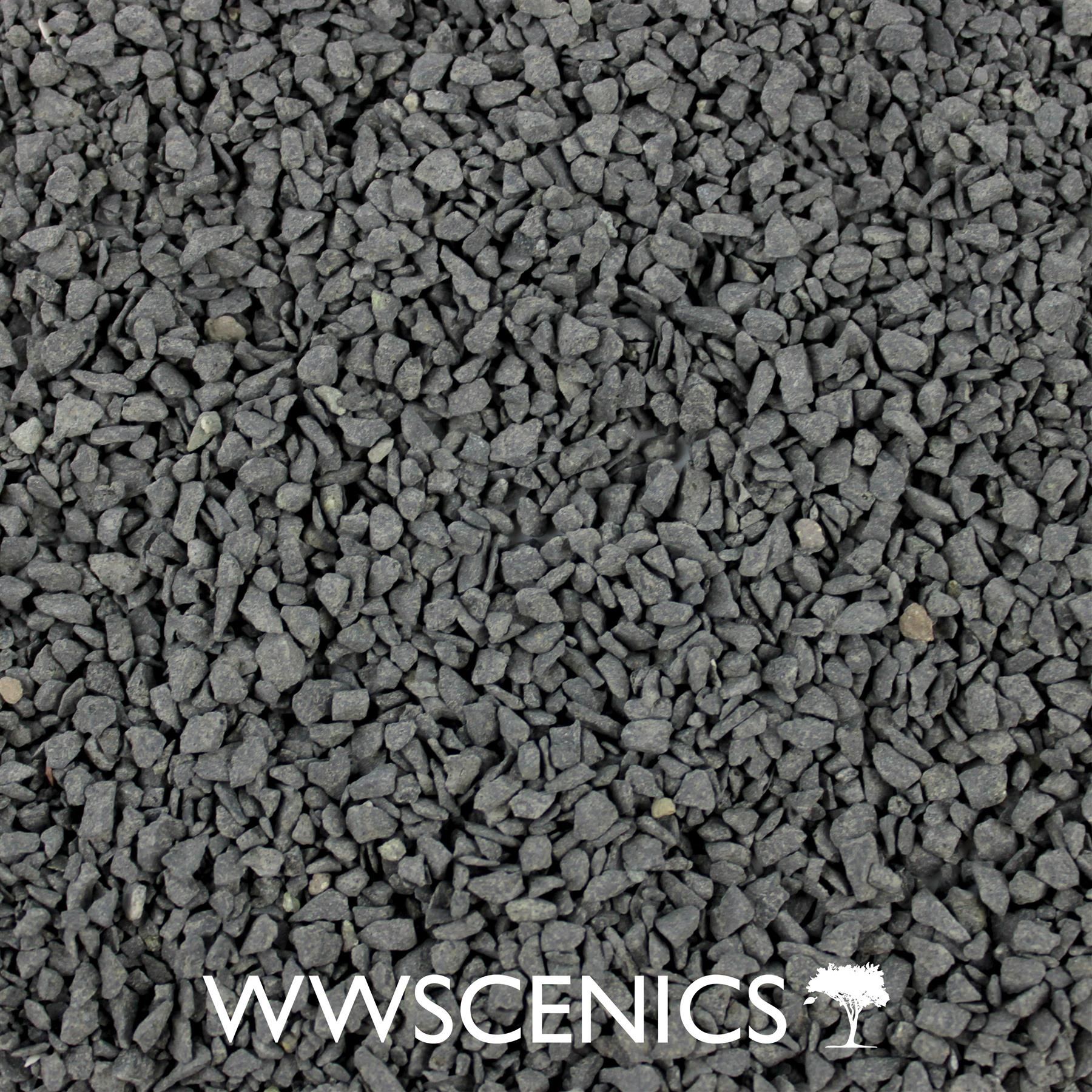 Fine Black Modelling Rocks 1-3mm | Wargame Scenery & Basing Material - Picture 12 of 27