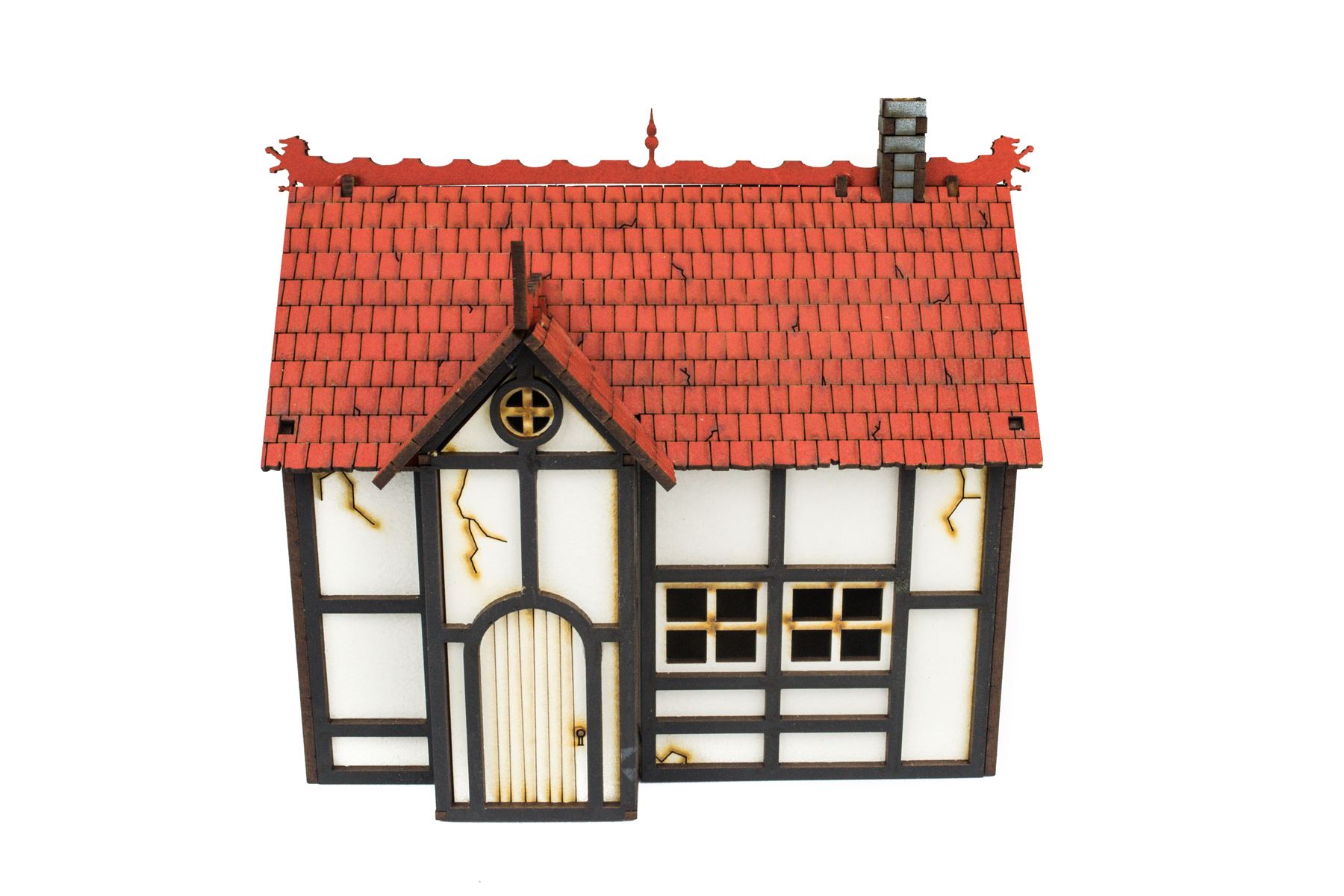 Medieval Town Hall – 28mm Fantasy Wargame Terrain Model Diorama