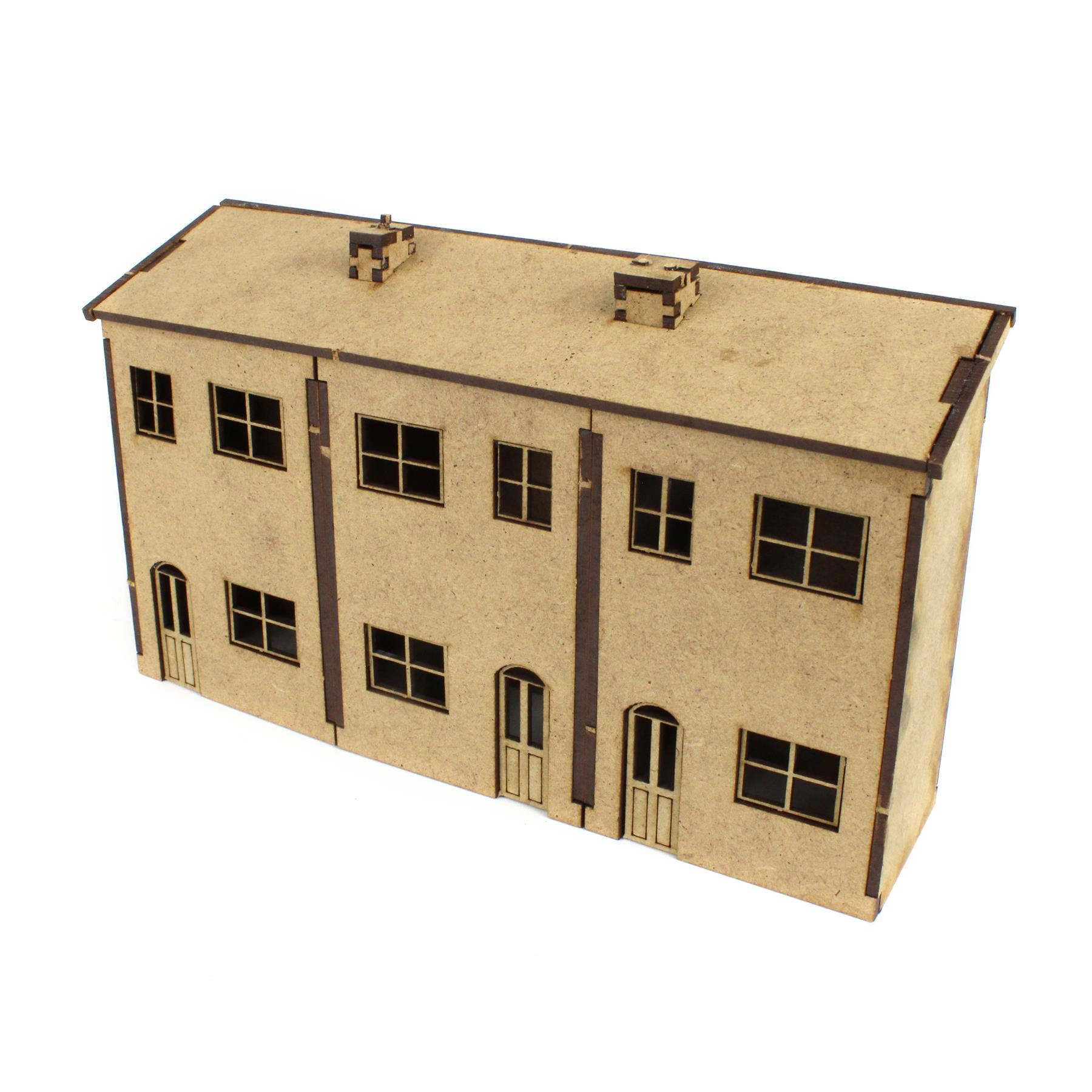WWS Scratch Aid Building - Facciata di Casa Tripla - Modellismo Ferroviario - Photo 17/30