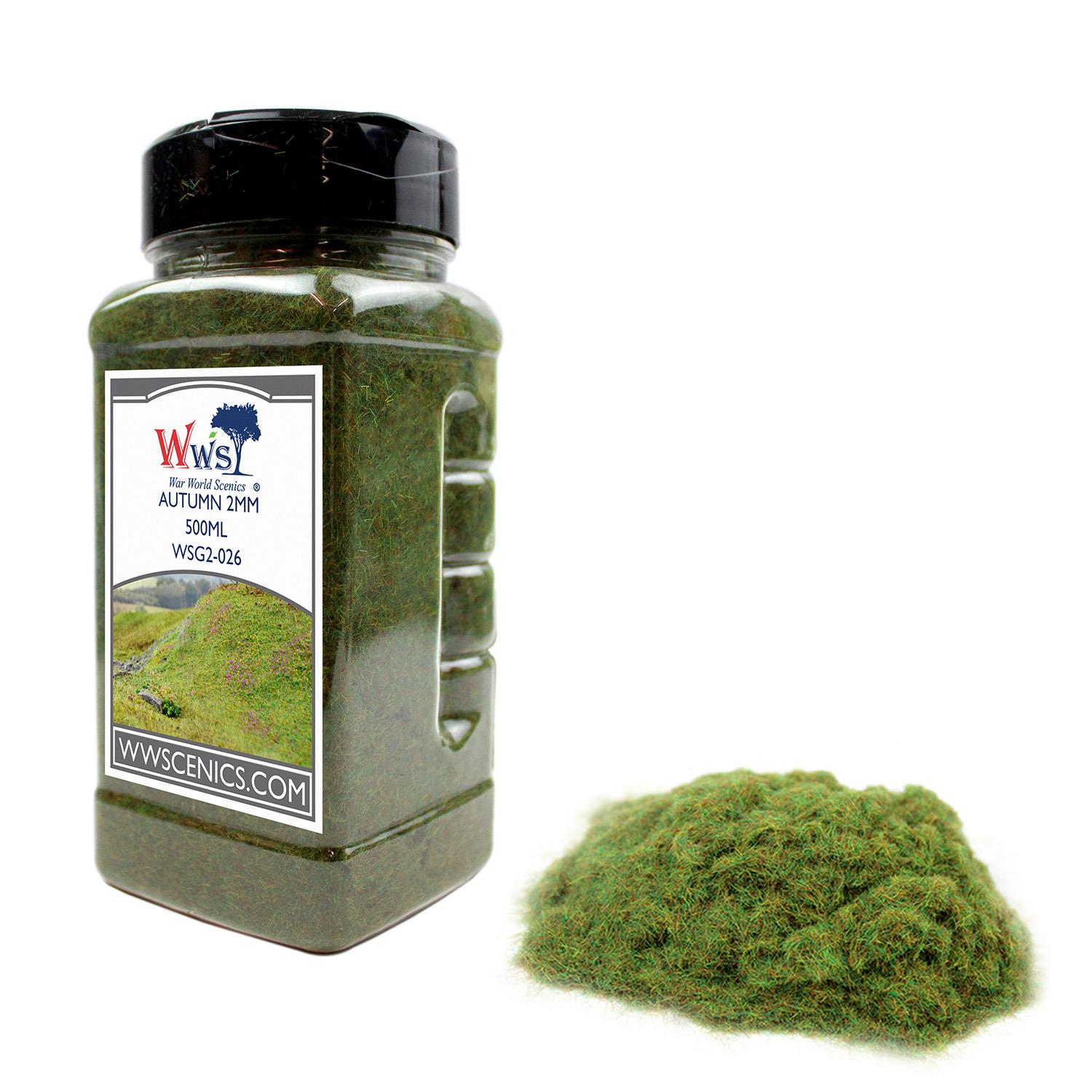 WWS | 2mm Autumn Static Grass | CHOOSE SIZE | WSG2AU | Model Scenery Material - Picture 37 of 48