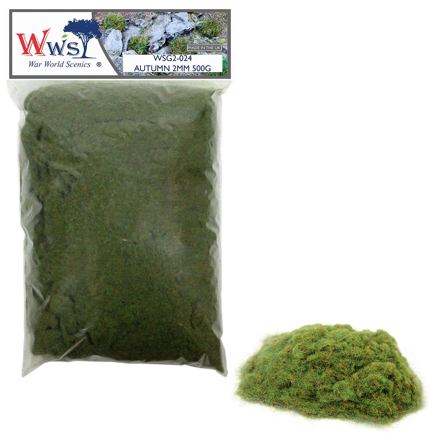 WWS | 2mm Autumn Static Grass | CHOOSE SIZE | WSG2AU | Model Scenery Material - Picture 31 of 48