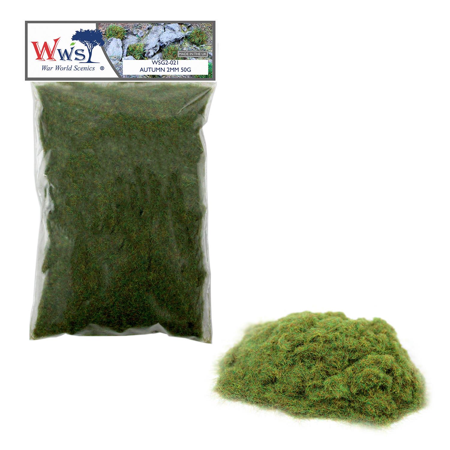 WWS | 2mm Autumn Static Grass | CHOOSE SIZE | WSG2AU | Model Scenery Material - Picture 13 of 48