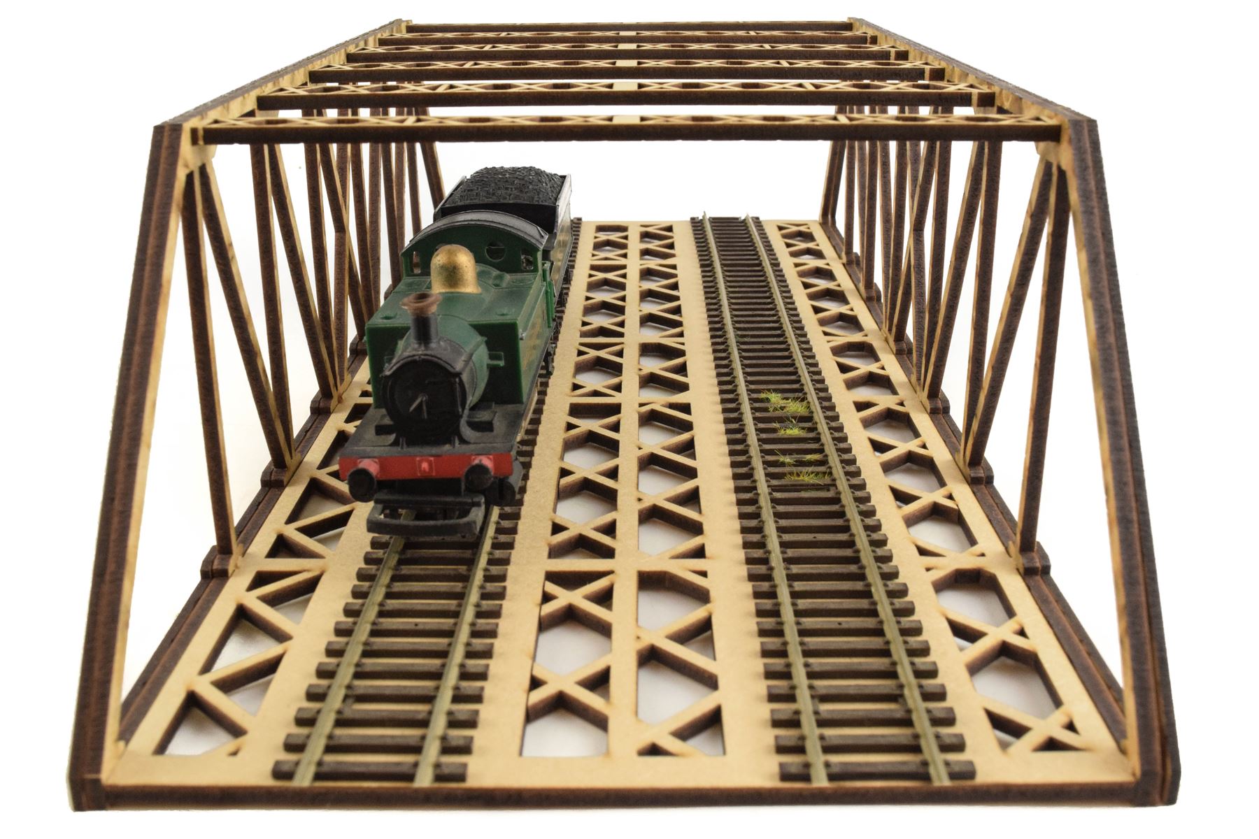 WWS Double MDF High Detail Girder Bridge Choose Length OO/HO Model