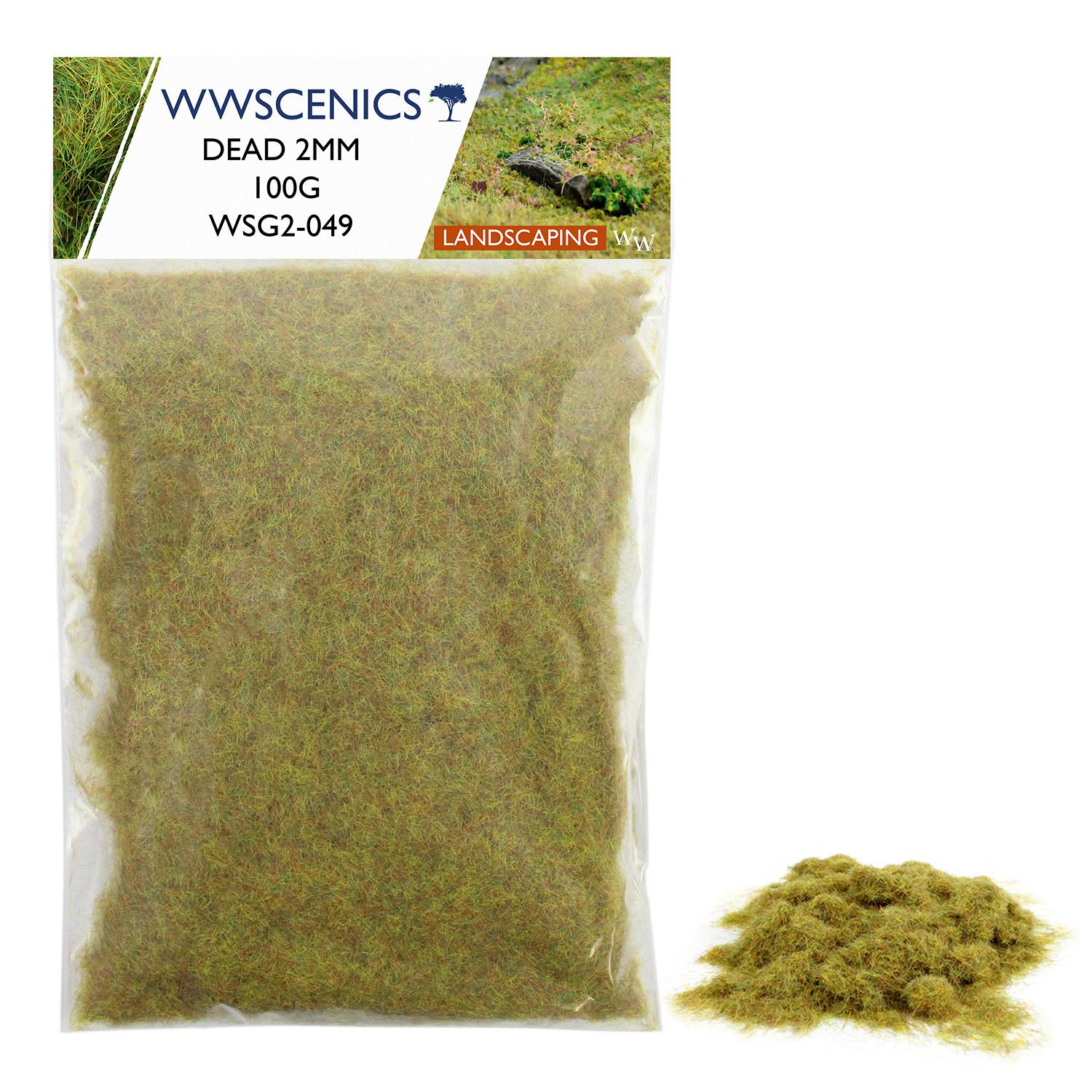 WWS 2mm Abgestorbene Statische Grasfasern | Größe Wählen |Streugras Modellbahn - Bild 22 von 56