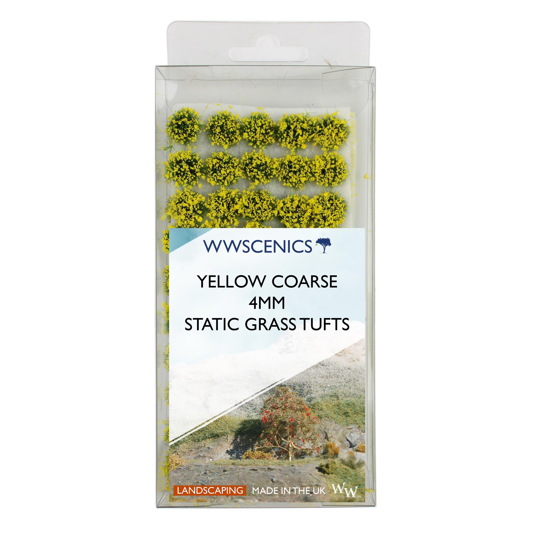 WWS Yellow Foliage | Self-Adhesive Static Grass Tufts x 100 | for Model Scenery - Picture 12 of 38