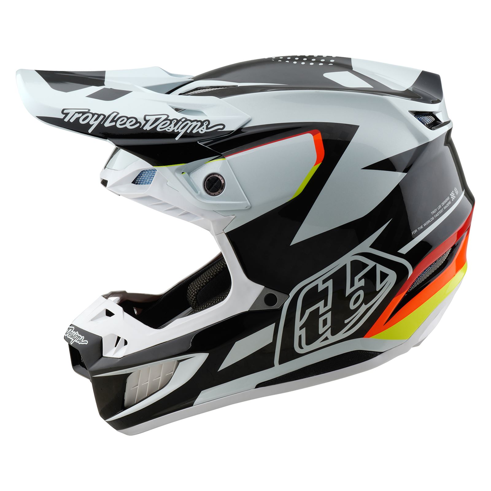Troy Lee Designs Spring 2025 MX Helmet SE5 Carbon Optic Black | eBay