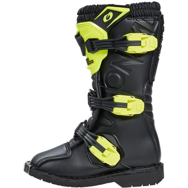 O'Neal 2024 Motocross Boots Rider Pro Youth Neon Yellow MX Quad
