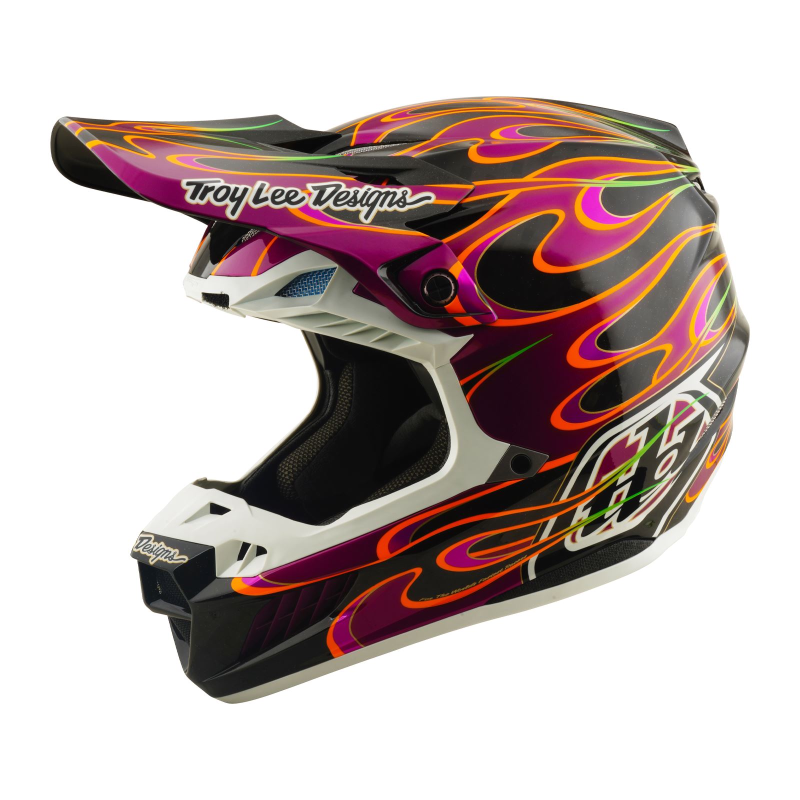 Troy Lee Designs Spring 2026 MX SE5 Carbon Torched Helmets Black
