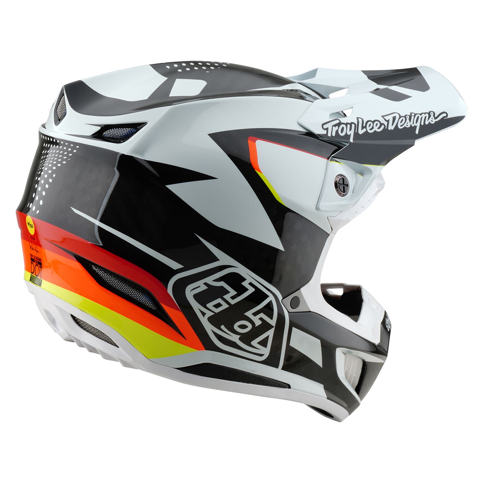 Troy Lee Designs Spring 2025 MX Helmet SE5 Carbon Optic Black | eBay