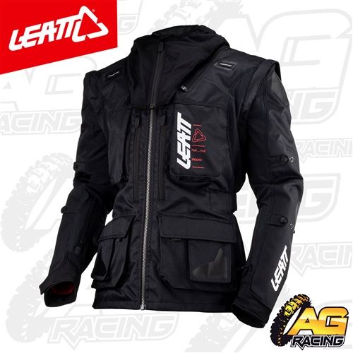 Chaqueta Leatt 2024 5.5 Enduro Negra Adultos MX Motocross Carreras Quad ATV Todo Terreno - Imagen 13 de 24