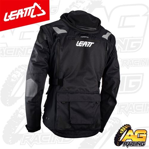 Chaqueta Leatt 2024 5.5 Enduro Negra Adultos MX Motocross Carreras Quad ATV Todo Terreno - Imagen 12 de 24
