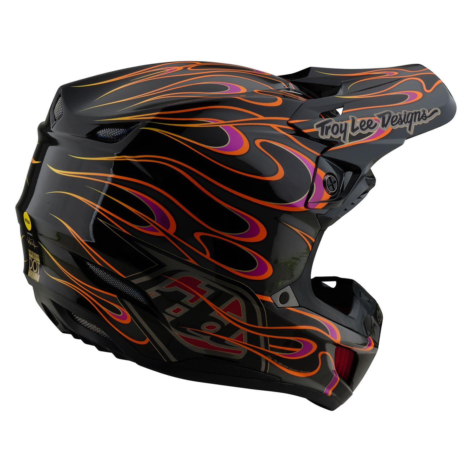 Troy Lee Designs Spring 2025 MX Helmet SE5 Composite Torched Black