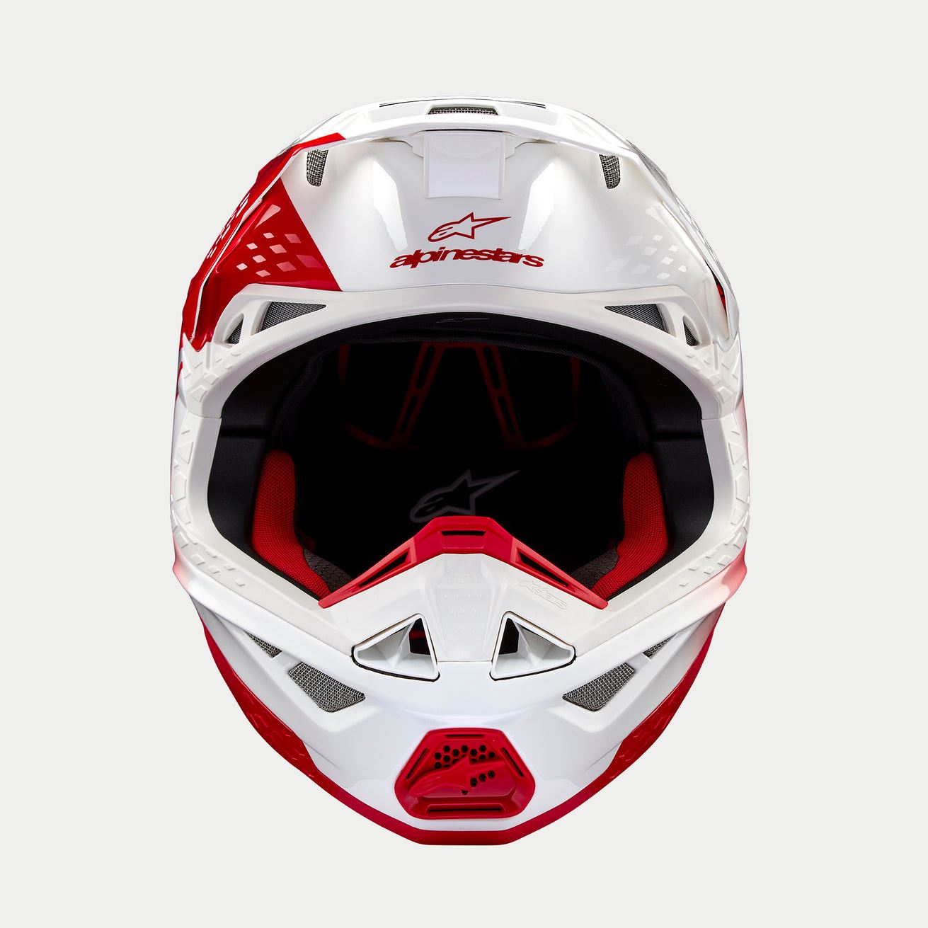 Alpinestars 2026 Supertech SM10 Unite Red White Motocross Helmet