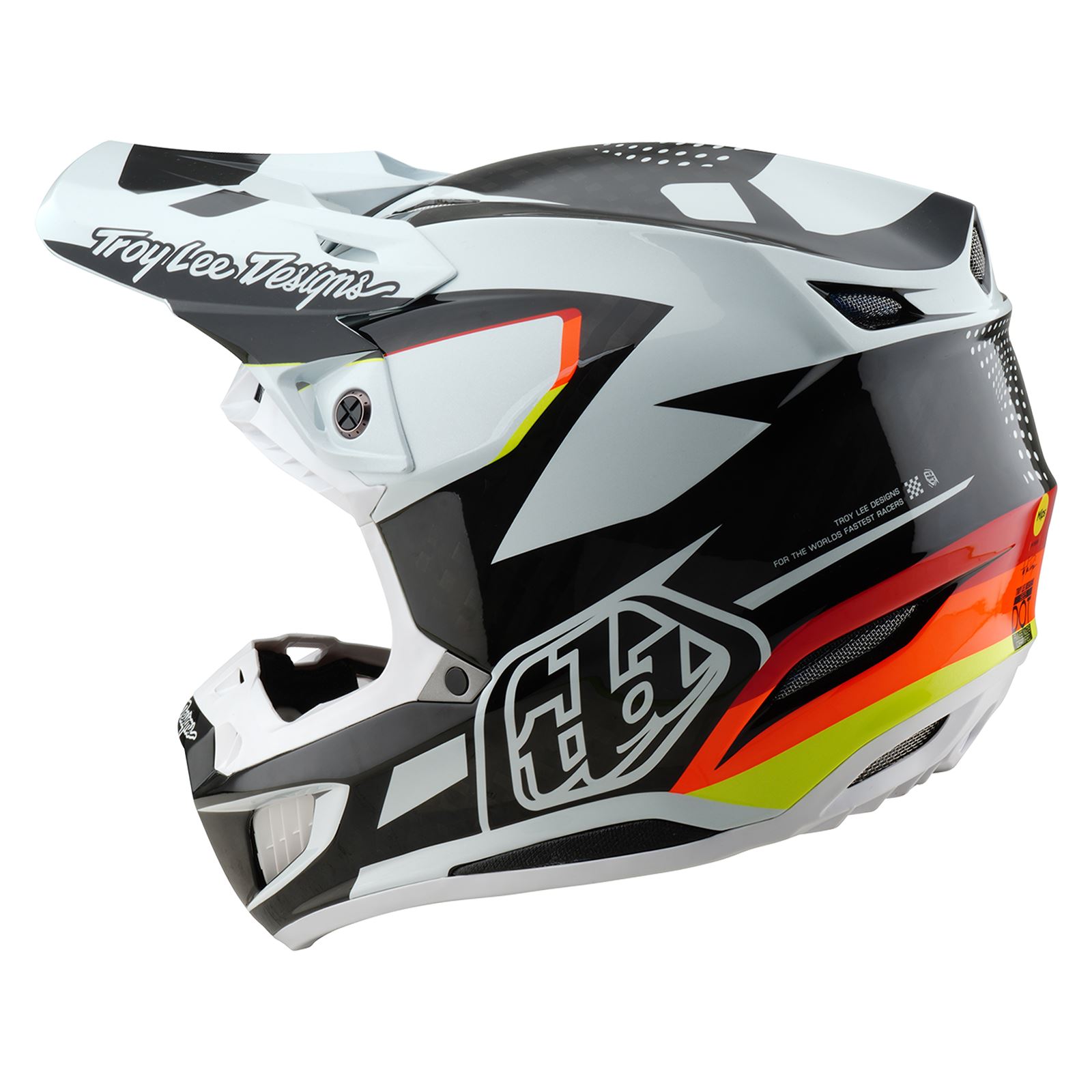 Troy Lee Designs Spring 2025 MX Helmet SE5 Carbon Optic Black | eBay