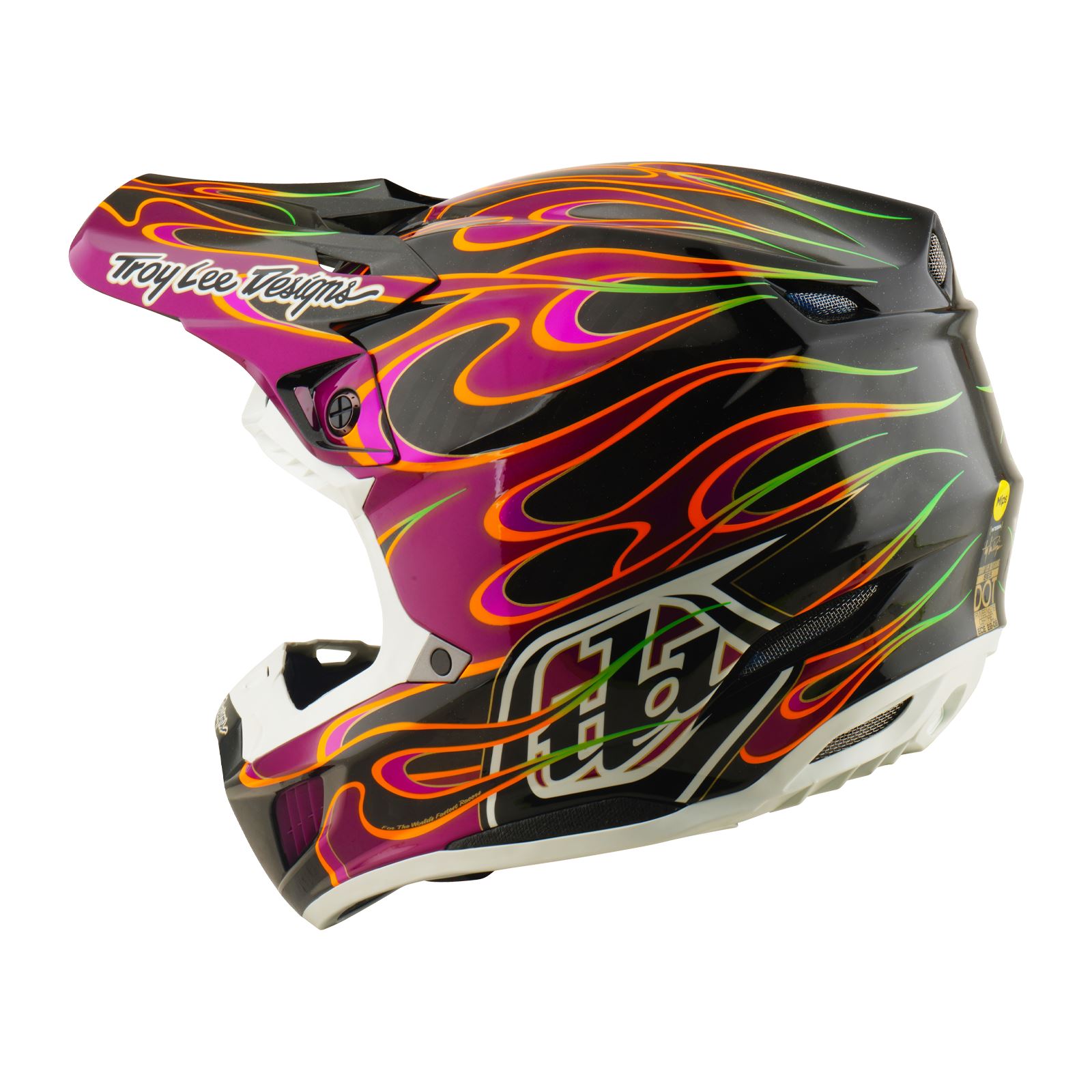 Troy Lee Designs Spring 2026 MX SE5 Carbon Torched Helmets Black