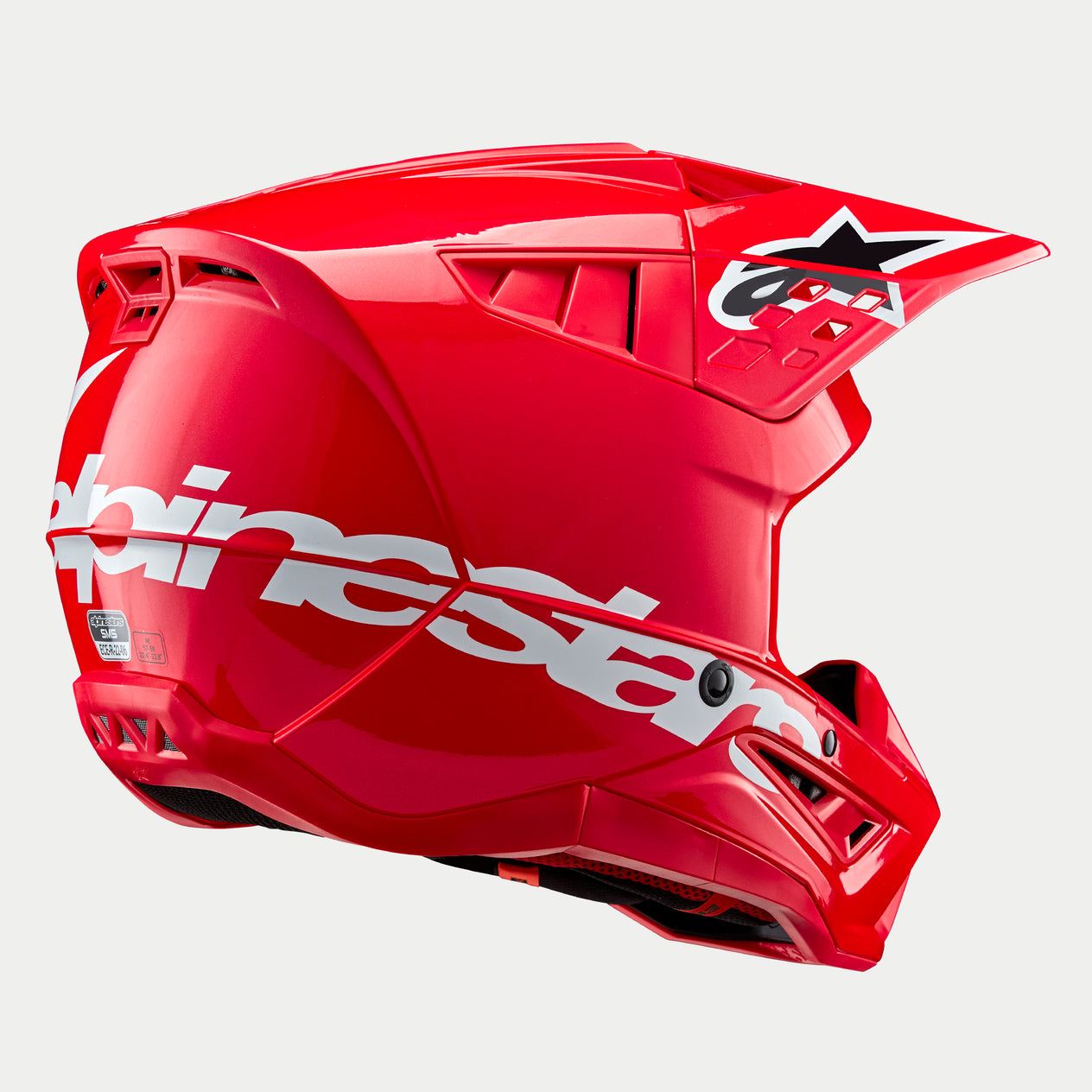 Alpinestars 2026 Supertech SM5 Corp Bright Red Motocross Helmet MX